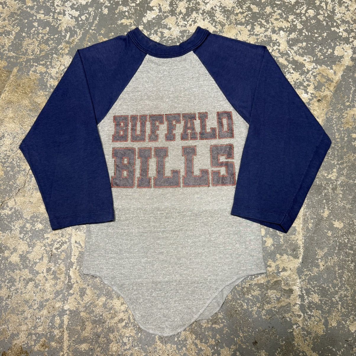 NFL Vintage Buffalo Bills NFL Logo 7 Baby Tshirt 70s 80s Size US XXS / EU 40 - 1 Thumbnail