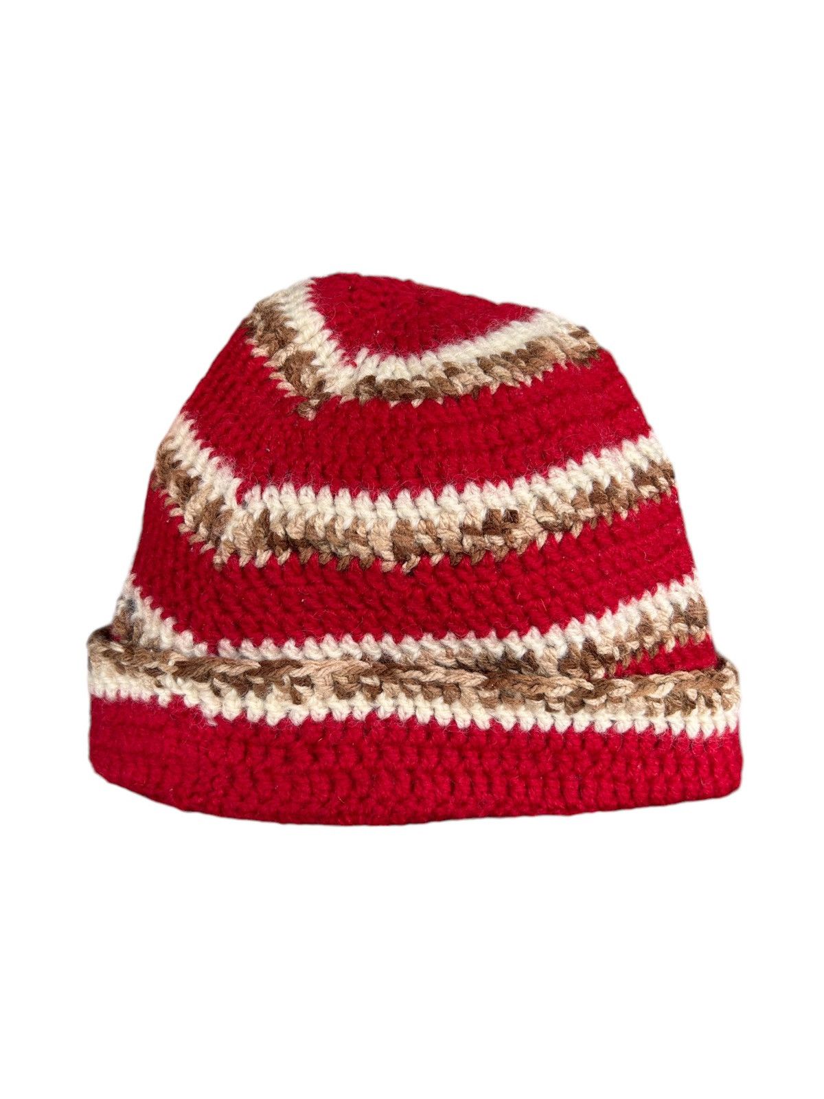 Japanese Brand × Kapital × Vintage Crochet Knitted handmade Beanie Hats ☠️☠️ Size ONE SIZE - 1 Thumbnail