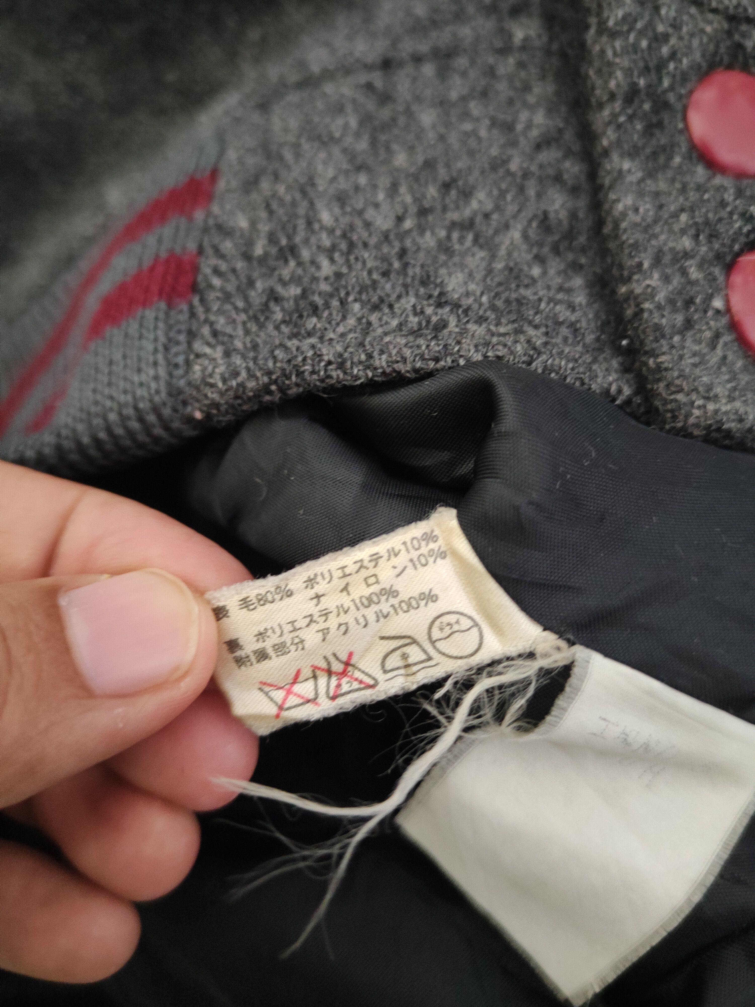Japanese Brand B.V.D Dark Gray vintage Varsity Jackets #W1075 Size US L / EU 52-54 / 3 - 12 Thumbnail