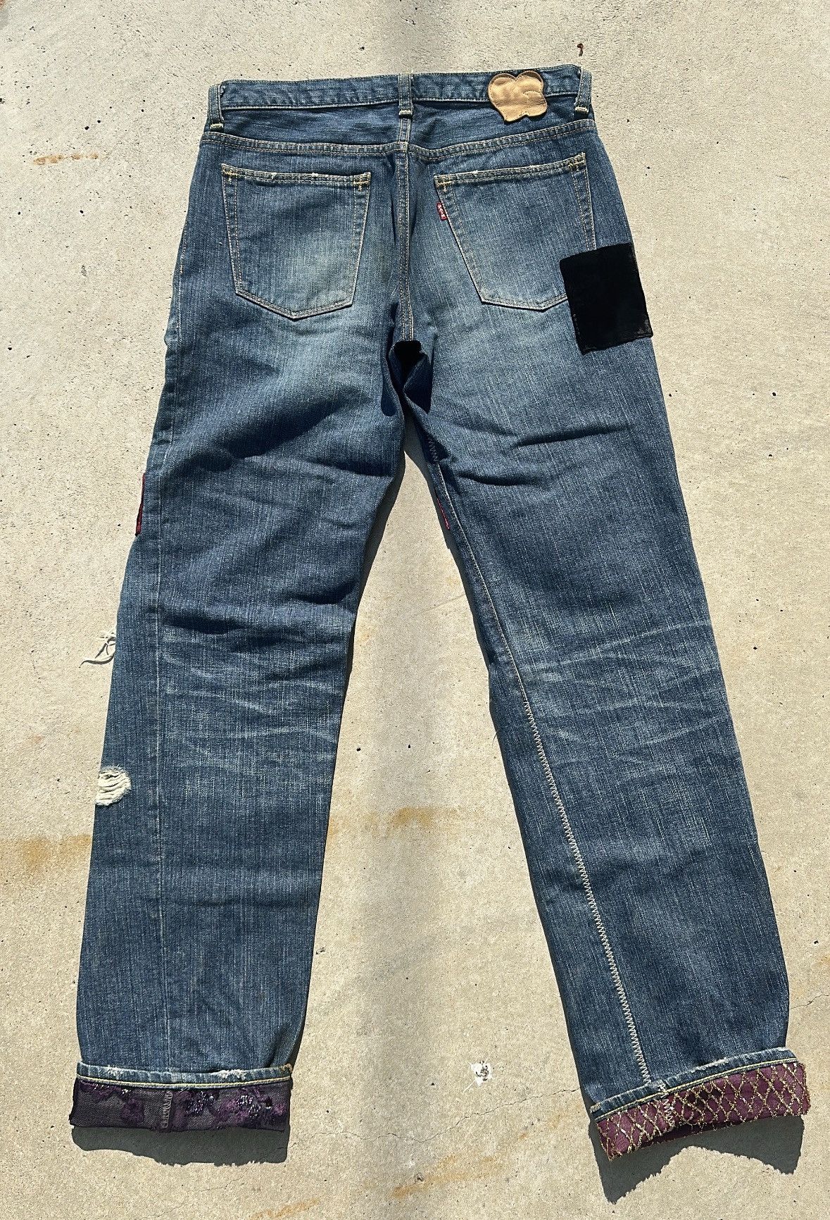 Number (N)ine Number Nine Aw03 Kurt Period Patchwork Jeans Size US 32 / EU 48 - 8 Thumbnail