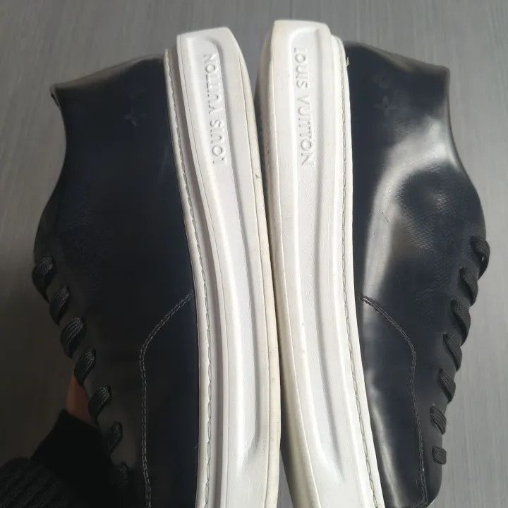 Louis Vuitton Louis Vuitton Stylish Black Sports Sneakers for Men -2508 Size US 6.5 / EU 39-40 - 4 Thumbnail