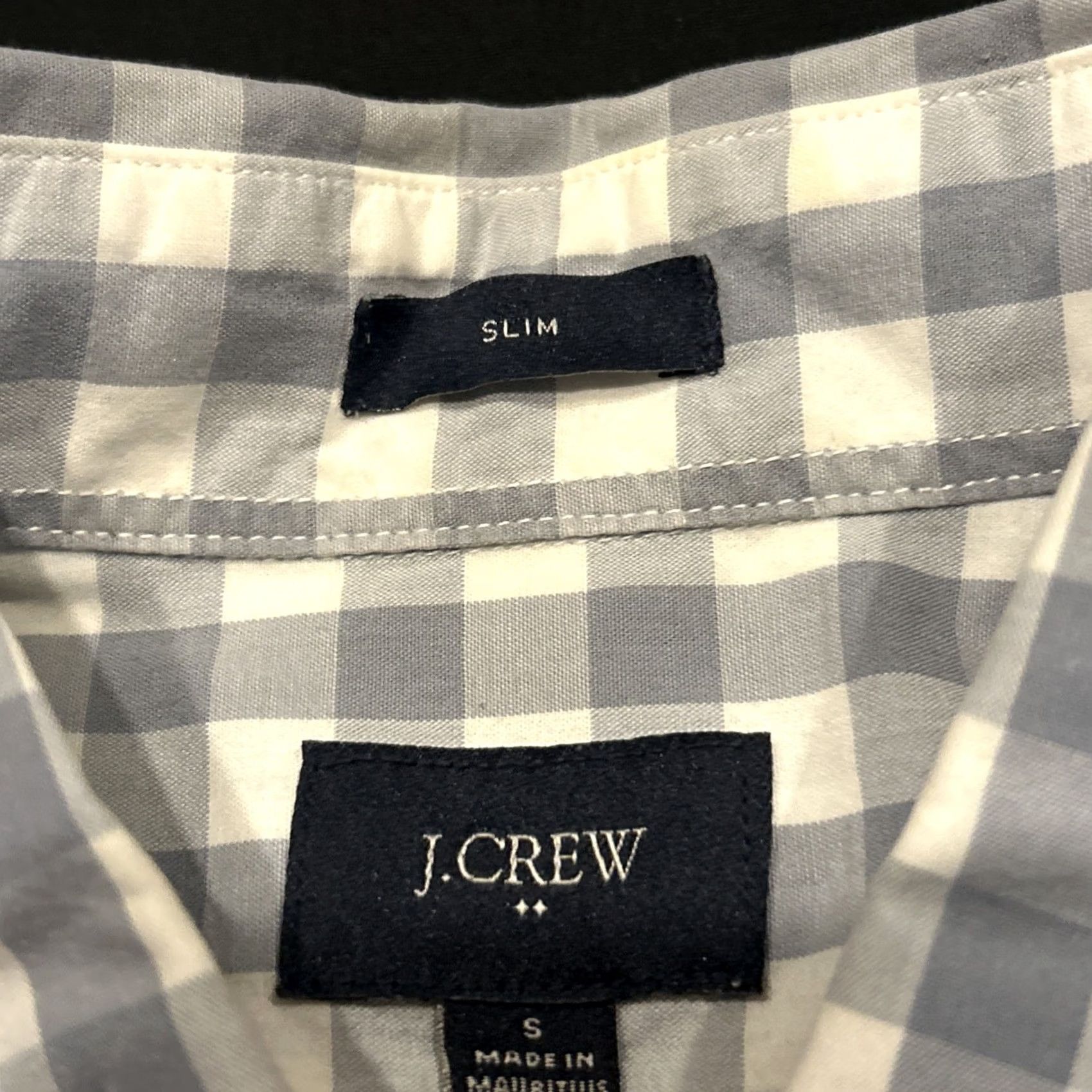 J.Crew J. Crew Men’s S Slim Button-Up Shirt White Blue Check Size US S / EU 44-46 / 1 - 2 Thumbnail