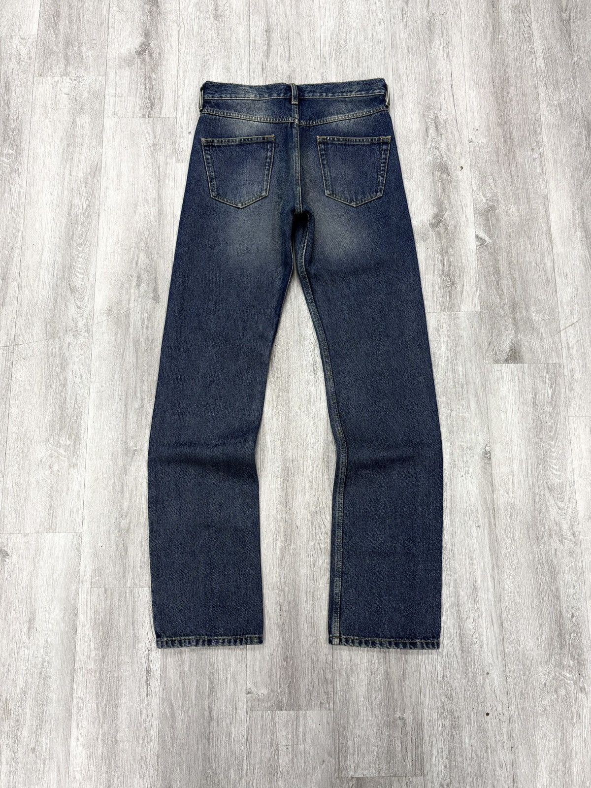 Balenciaga Balenciaga Stonewashed Bleach Brush Denim Jeans Size US 29 - 2 Thumbnail