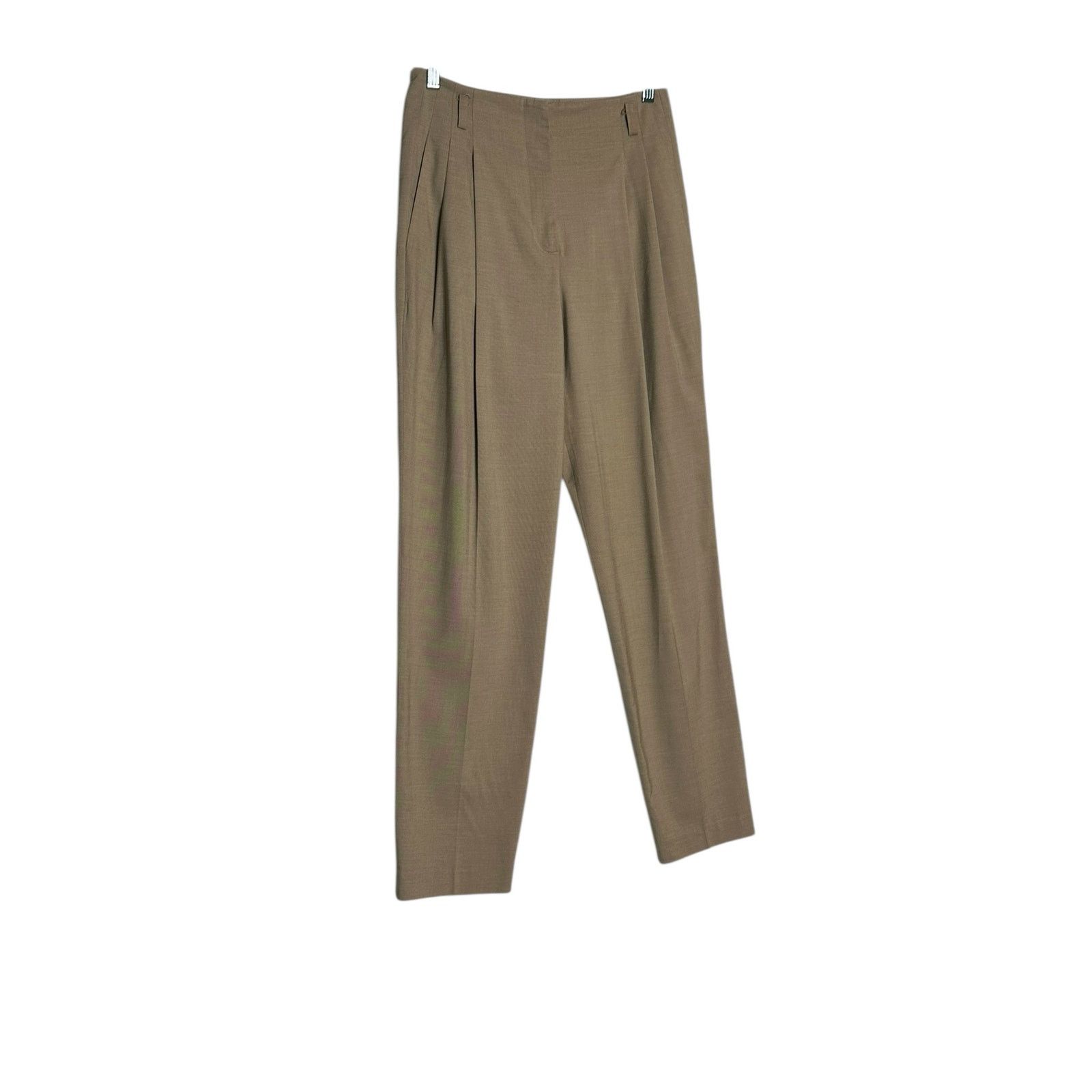 Zara Zara beige high waist pleated pants size Small Size 30" / US 8 / IT 44 - 9 Thumbnail