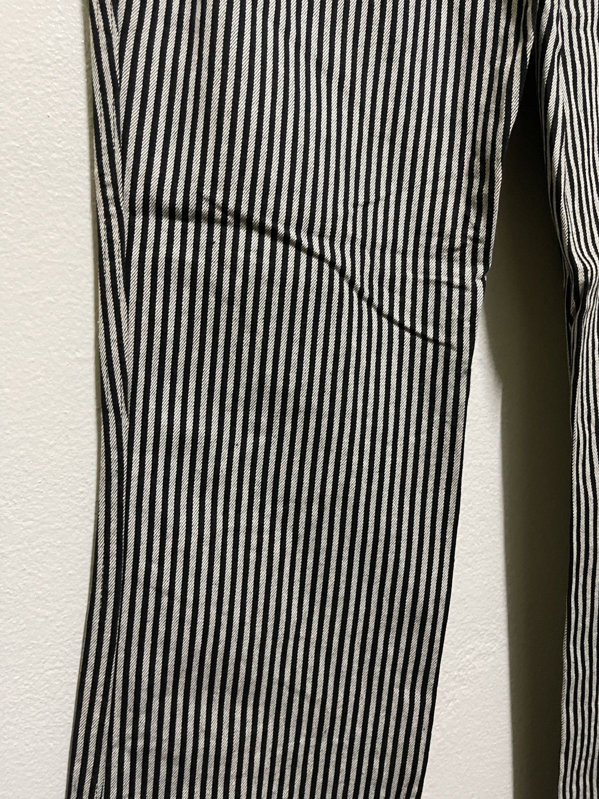 Vintage × agnes b. Agnes b Striped Jeans Size 24" / US 00 / IT 34 - 11 Thumbnail