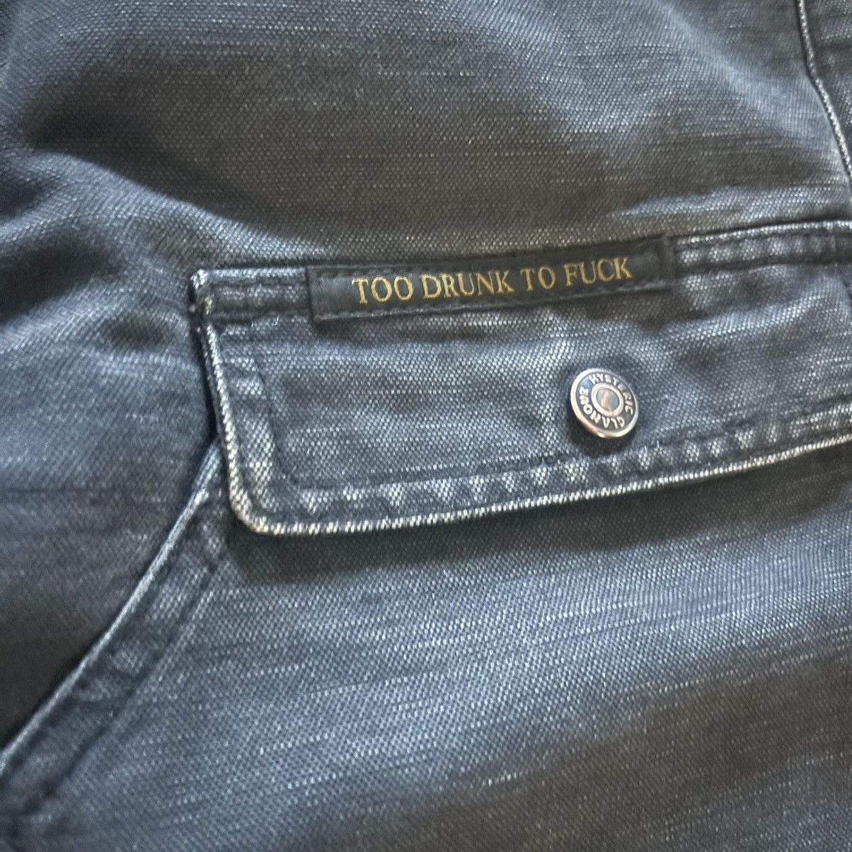 Hysteric Glamour Hysteric Glamour “Too Drunk To Fuck” Double front bottoms Size US 32 / EU 48 - 3 Thumbnail