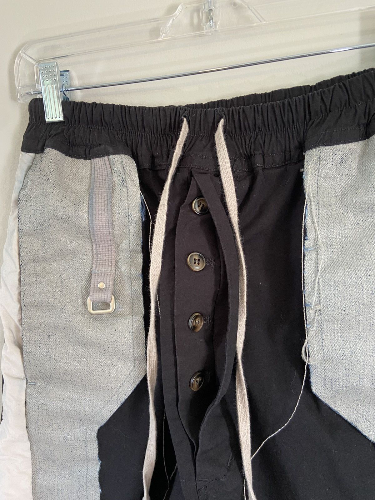 Rick Owens Rick owens Babel SS19 waxed patchwork shorts Size US 29 - 5 Thumbnail