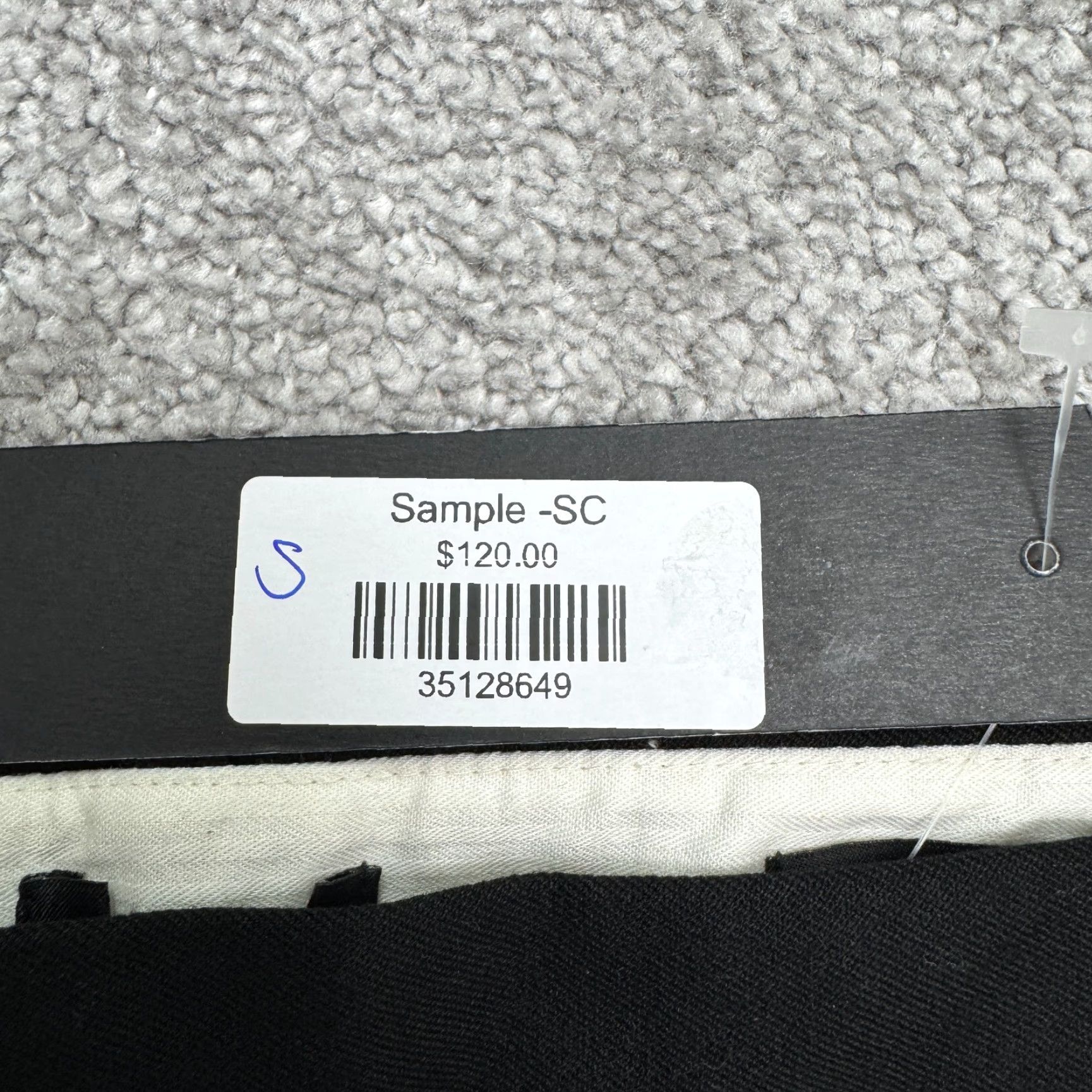 Vintage Stella Carakasi Capri Pants Women 6 Black Cotton Stretch NWT Sample Vintage No Size 28" / US 6 / IT 42 - 5 Thumbnail