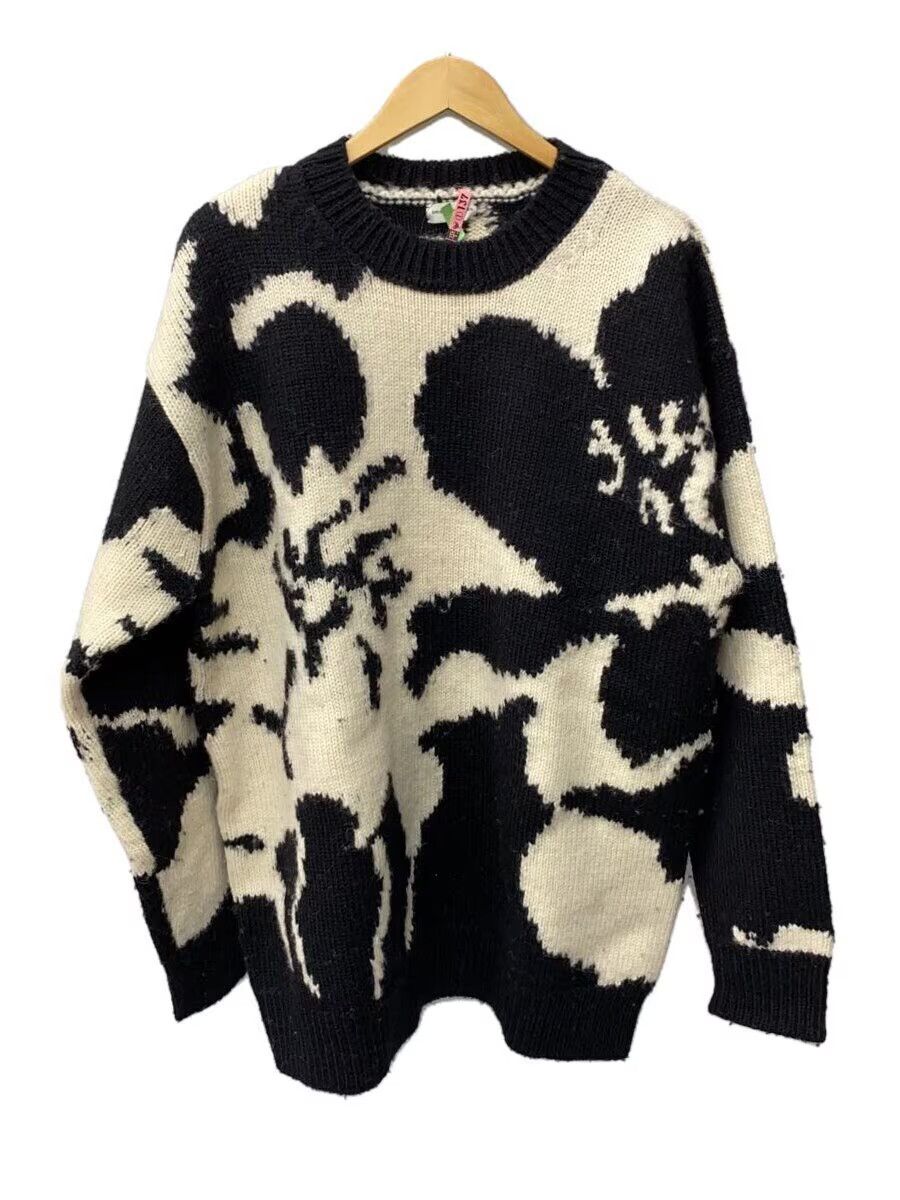 Dries Van Noten Floral Wool Knit Sweater Size US M / EU 48-50 / 2 - 1 Thumbnail