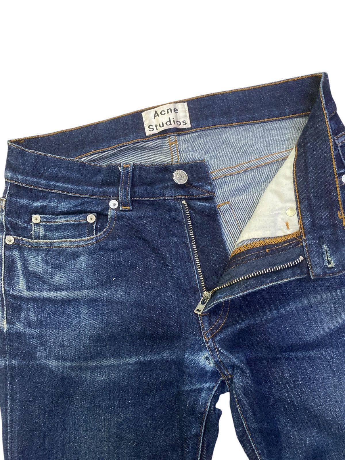 Acne Studios Acne Studios Thin STR RW Slim Fit Denim Size US 30 / EU 46 - 7 Thumbnail
