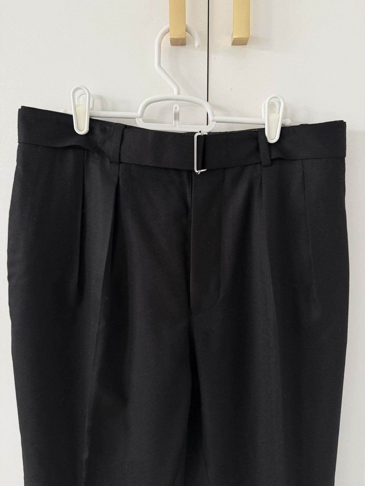 Officine Generale Officine Generale belted wool pants Size 48R - 3 Thumbnail