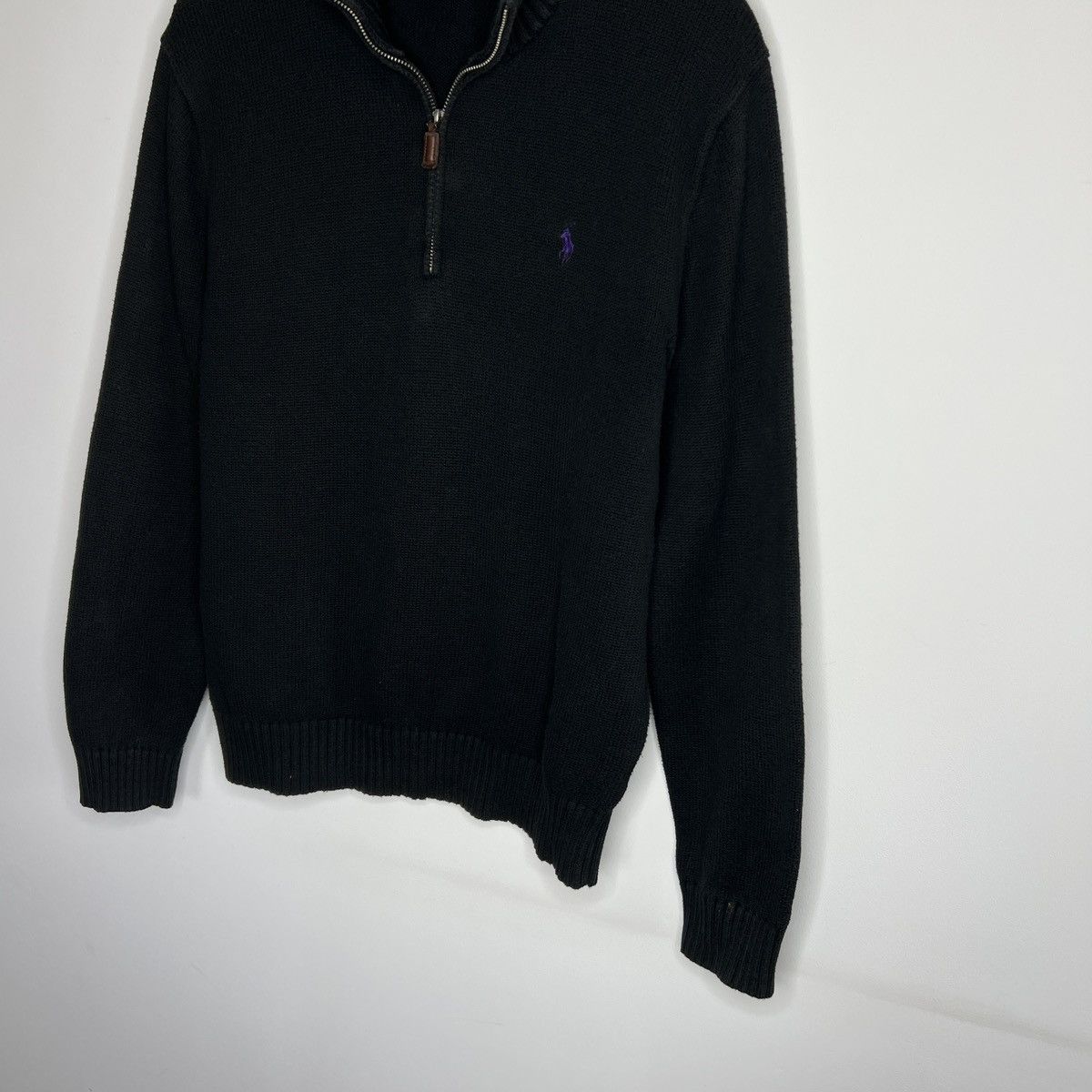 Polo Ralph Lauren Vintage Polo Ralph Lauren Halfzip Pullover Sweatshirt Black Size US M / EU 48-50 / 2 - 3 Thumbnail