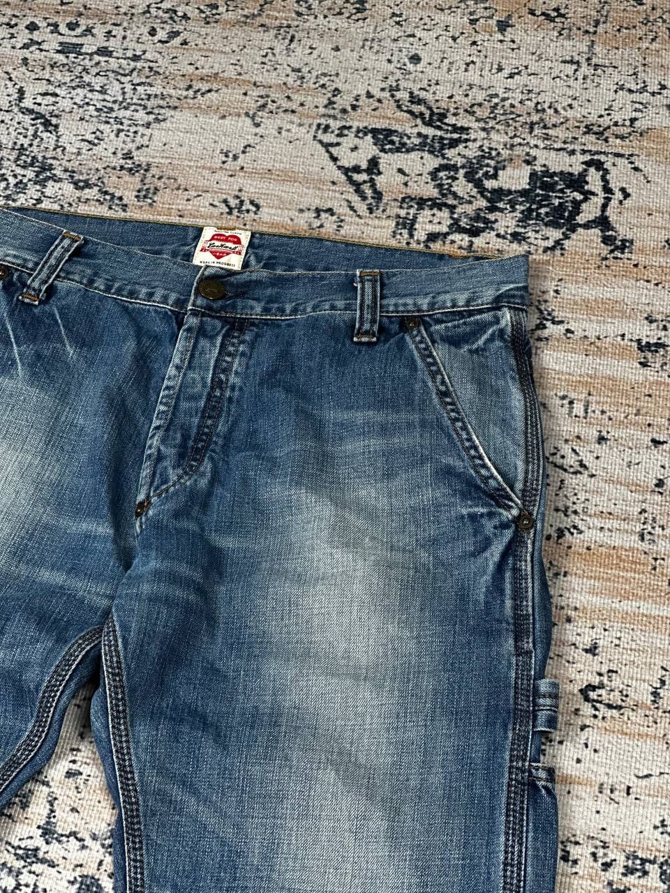 Carhartt Vintage Carhartt WIP Harvest Carpenter Denim pants Size US 31 - 5 Thumbnail