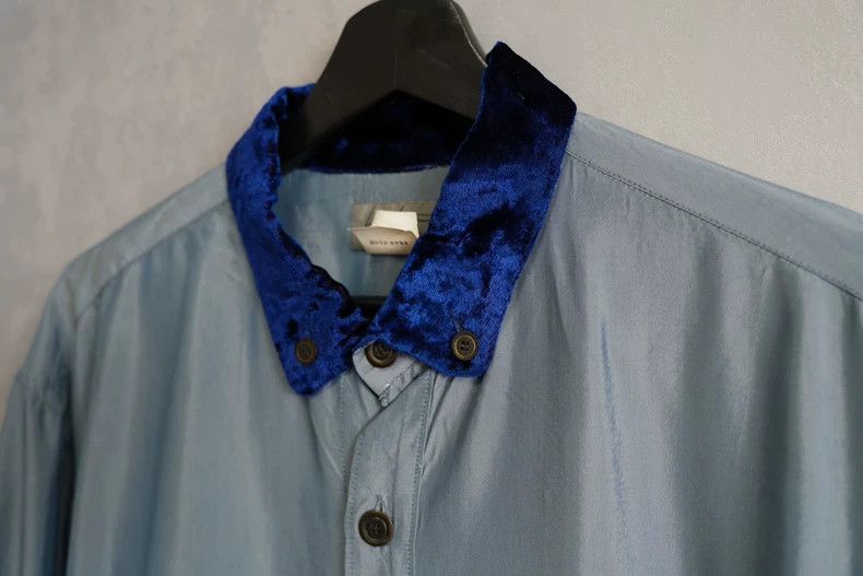 Yohji Yamamoto Yohji Yamamoto size os 92SS Bronze Button Velvet Shirt 250 Size US M / EU 48-50 / 2 - 4 Thumbnail