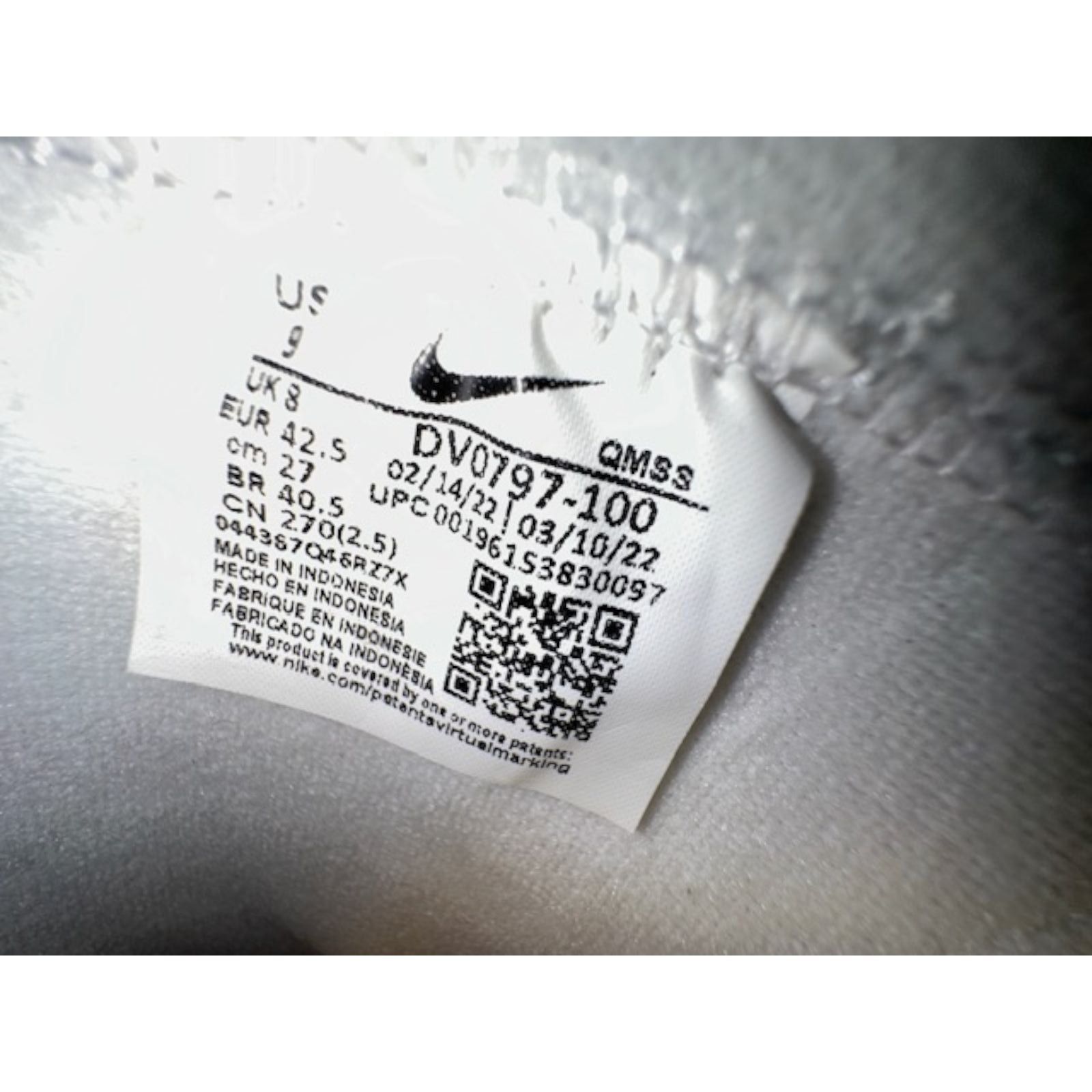 Nike Nike Blazer Mid '77 SE (All-Star 'Salt Flats') Shoes DV0797- Size US 9 / EU 42 - 9 Thumbnail
