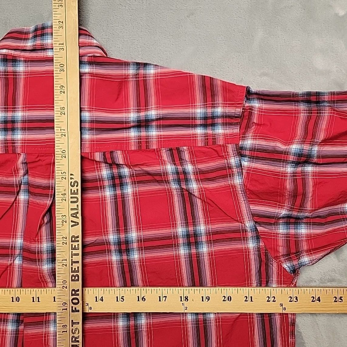 Vintage Cinch Shirt Mens Small Red Plaid Long Sleeve Button Down Western Cowboy Casual Size US S / EU 44-46 / 1 - 8 Thumbnail