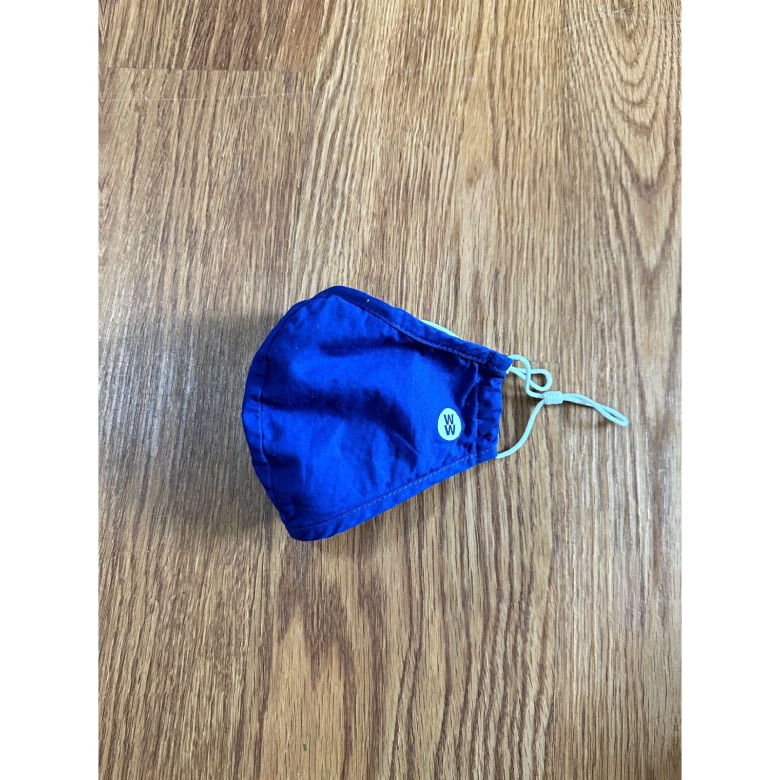 Vintage Weight Watchers WW Mask Adult Unisex Blue Reusable Cotton Size ONE SIZE - 2 Thumbnail