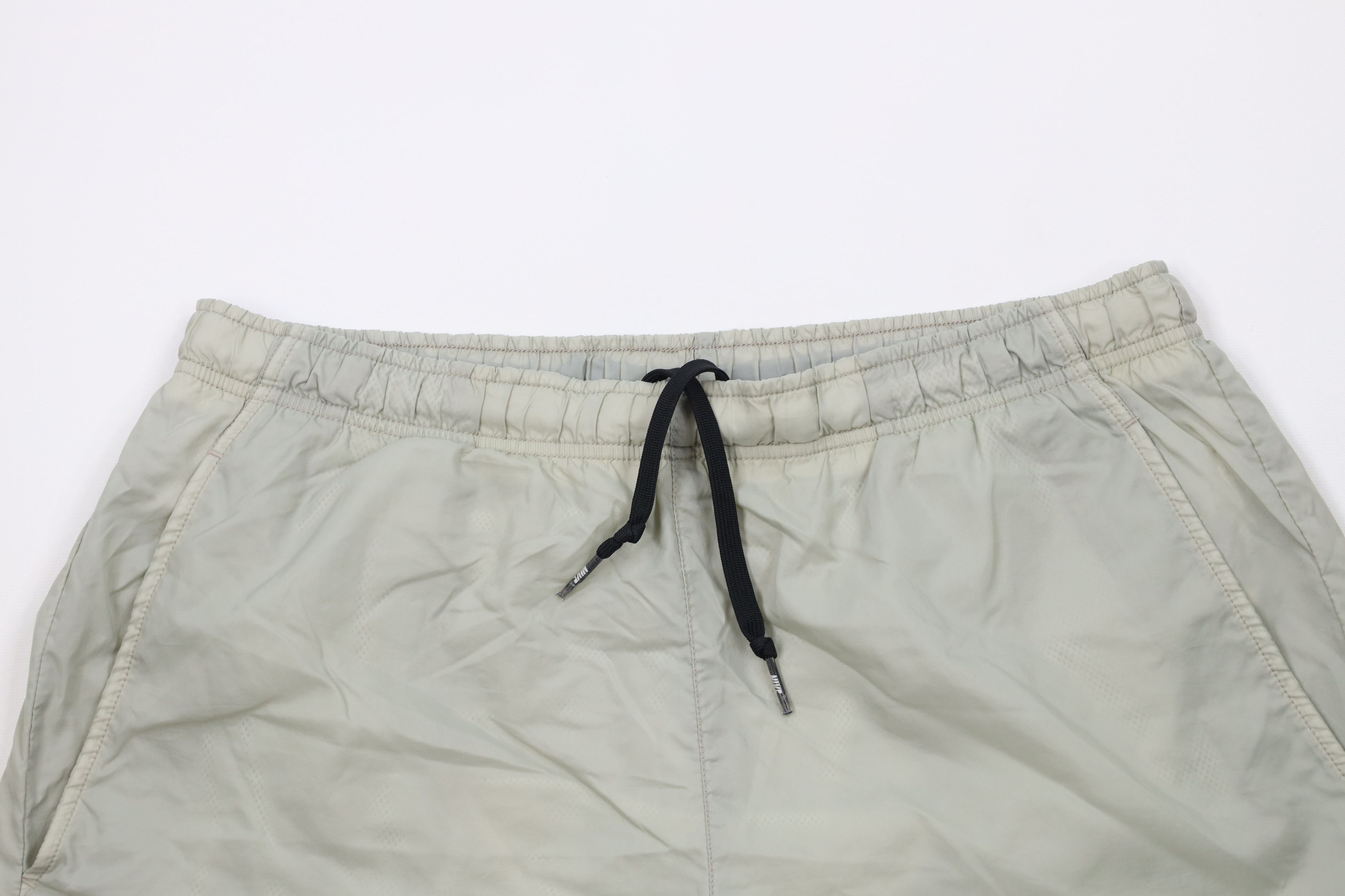 Nike × Vintage Vintage 90s Y2K Nike Mini Swoosh Lined Shorts Light Green Size US 34 / EU 50 - 2 Thumbnail