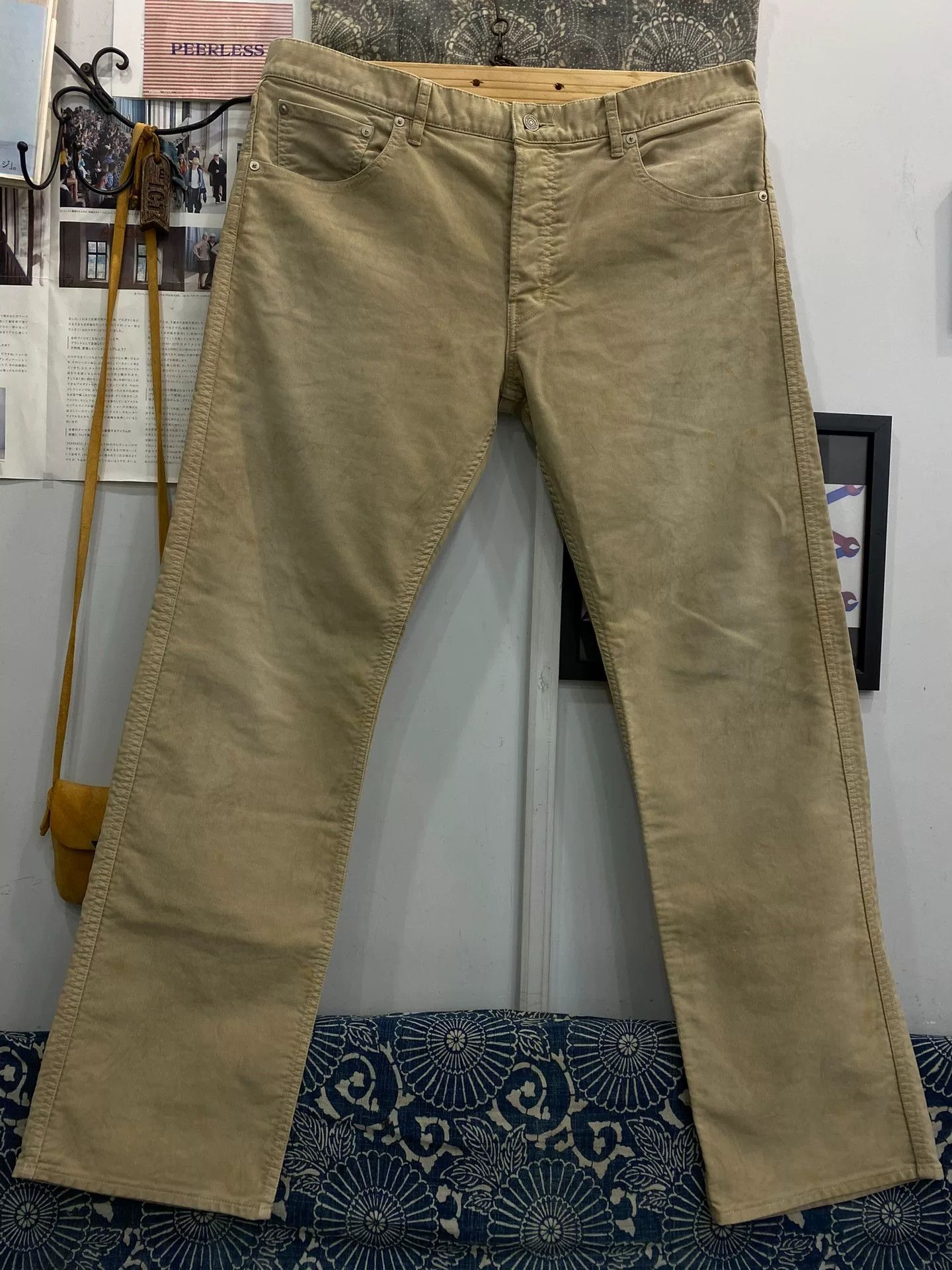 Visvim visvim g.cord fluxus slim corduroy pants Size US 34 / EU 50 - 1 Thumbnail
