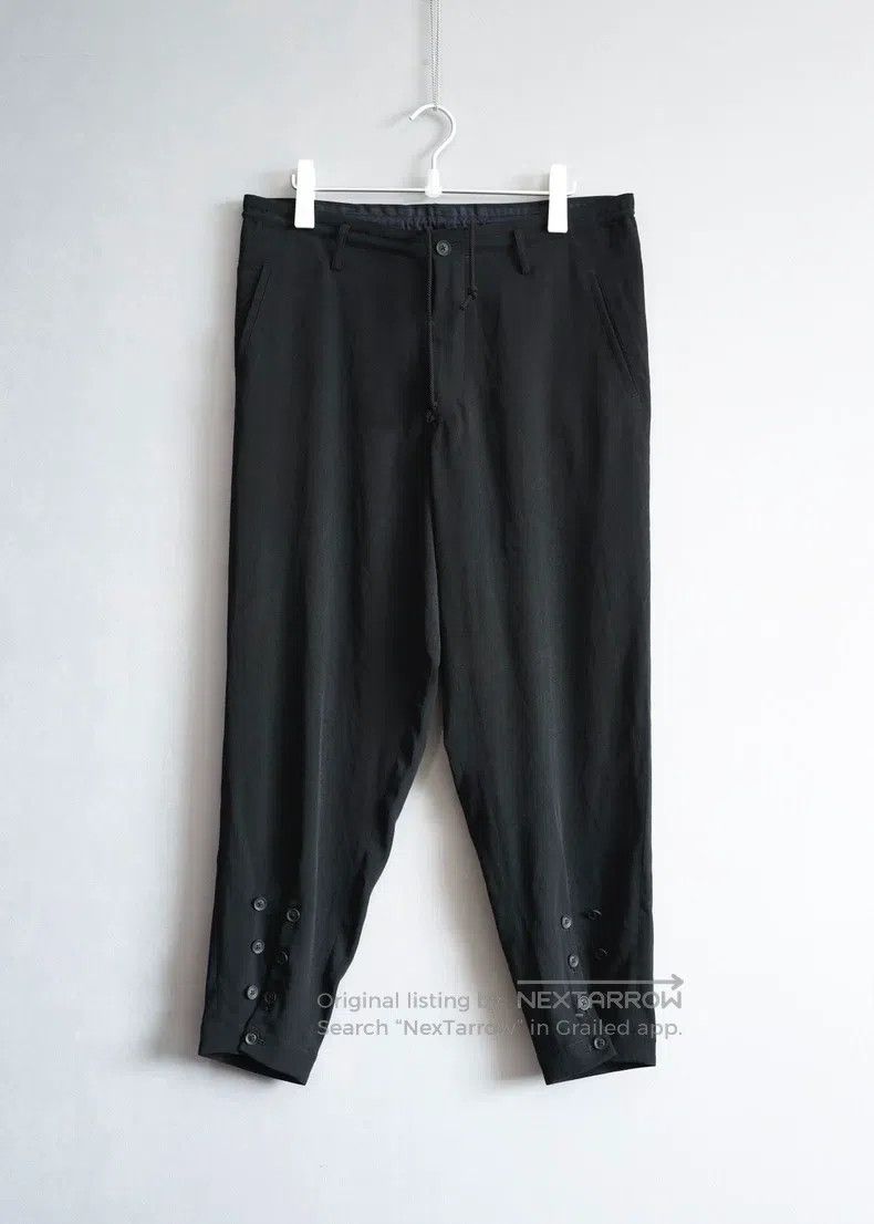 Yohji Yamamoto Yohji Yamamoto size 2 21 SS Button Triacetate Pants Size US 28 / EU 44 - 1 Thumbnail