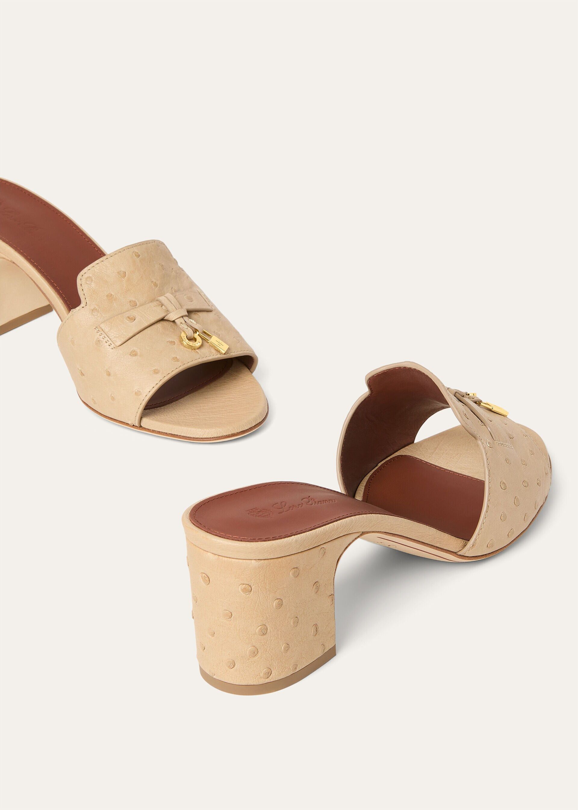 Loro Piana os11x0326 FAL0469 Summer Charms Sandals in Orix/Sun Gold Size US 10 / IT 40 - 6 Thumbnail