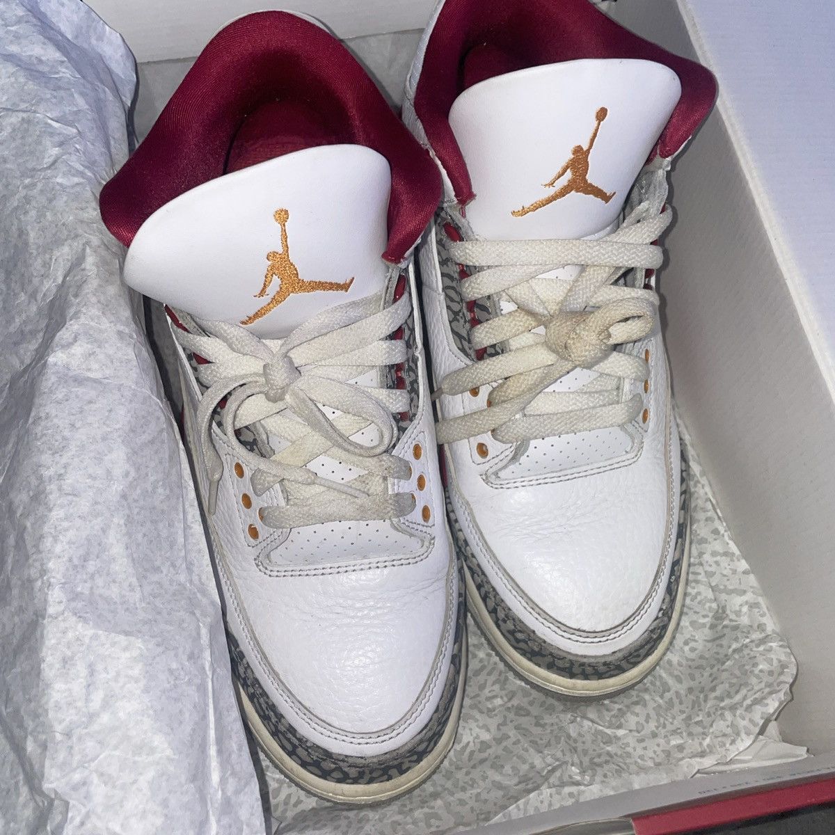 Jordan Brand Air Jordan Retro 3’s Cardinal Reds Size US 9 / EU 42 - 4 Thumbnail