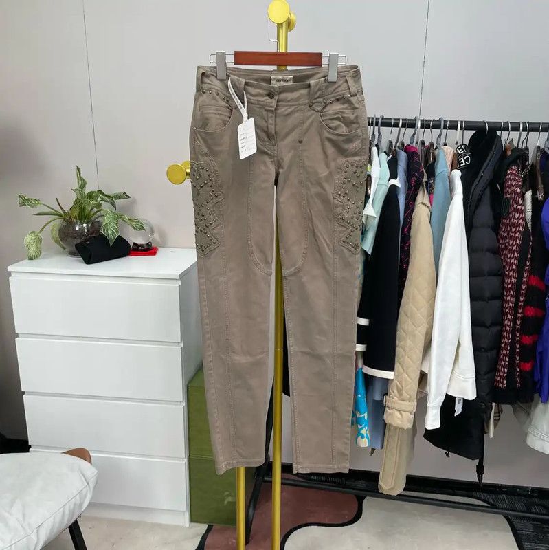 Kenzo KENZO Women's Casual Pants in Green Color 0089 Size 30" / US 8 / IT 44 - 1 Thumbnail