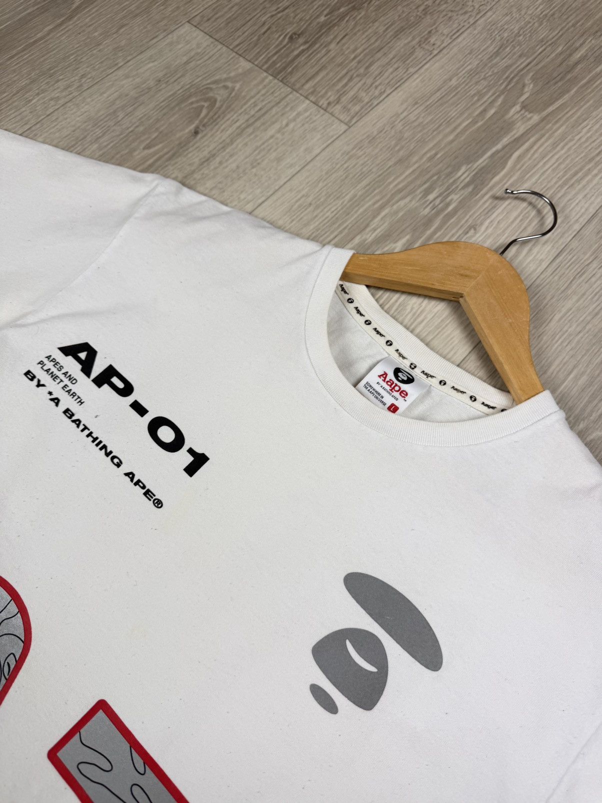 Aape Aape by A Bathing Ape Graphic Print Crew Neck T-Shirt Size L Size US L / EU 52-54 / 3 - 4 Thumbnail