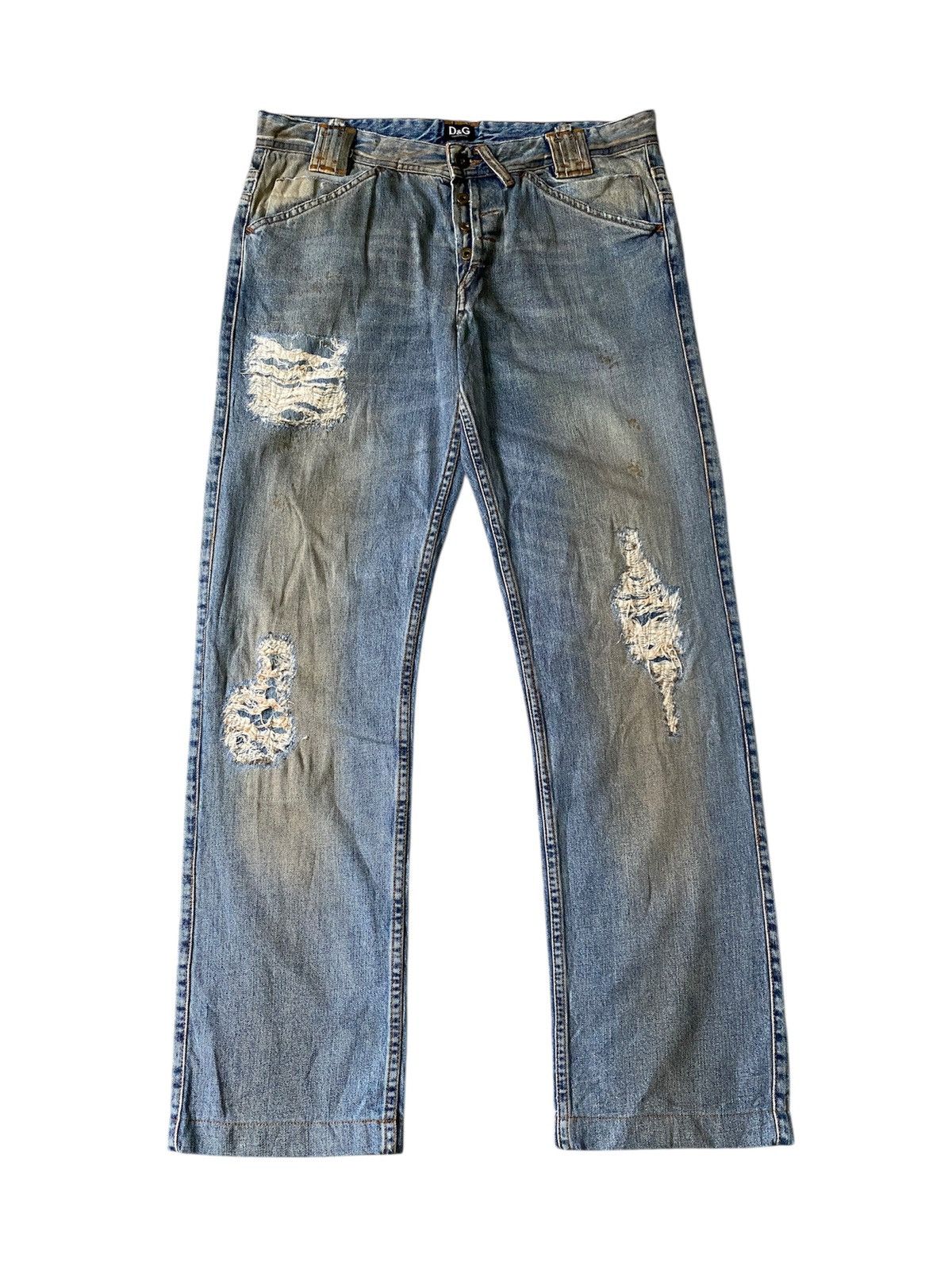Dolce & Gabbana Dolce & Gabbana Distressed Rusty Denim Size US 34 / EU 50 - 1 Thumbnail