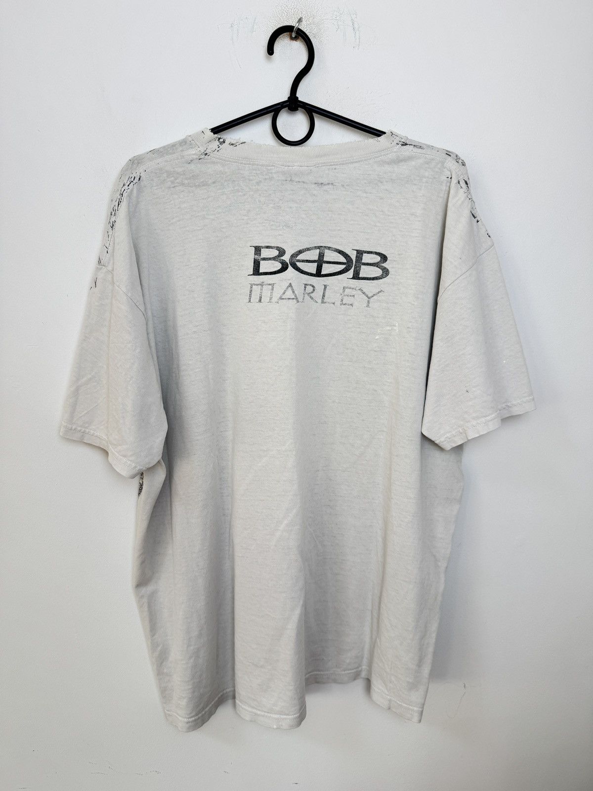 Band Tees × Bob Marley × Vintage Vintage 90's Bob Marley Over Print T-Shirt Size US XL / EU 56 / 4 - 2 Thumbnail