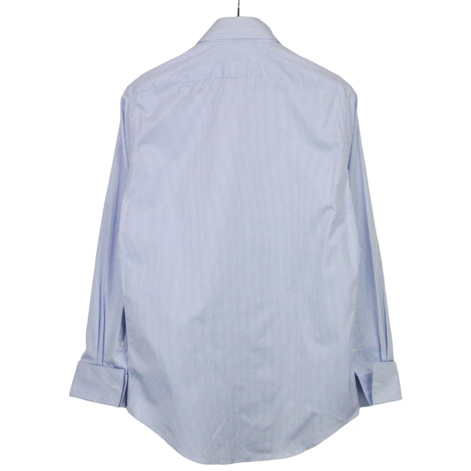 Suitsupply SUITSUPPLY Shirt Men's LARGE Slim Fit Button Down Blue Pinstripe Size US L / EU 52-54 / 3 - 2 Thumbnail