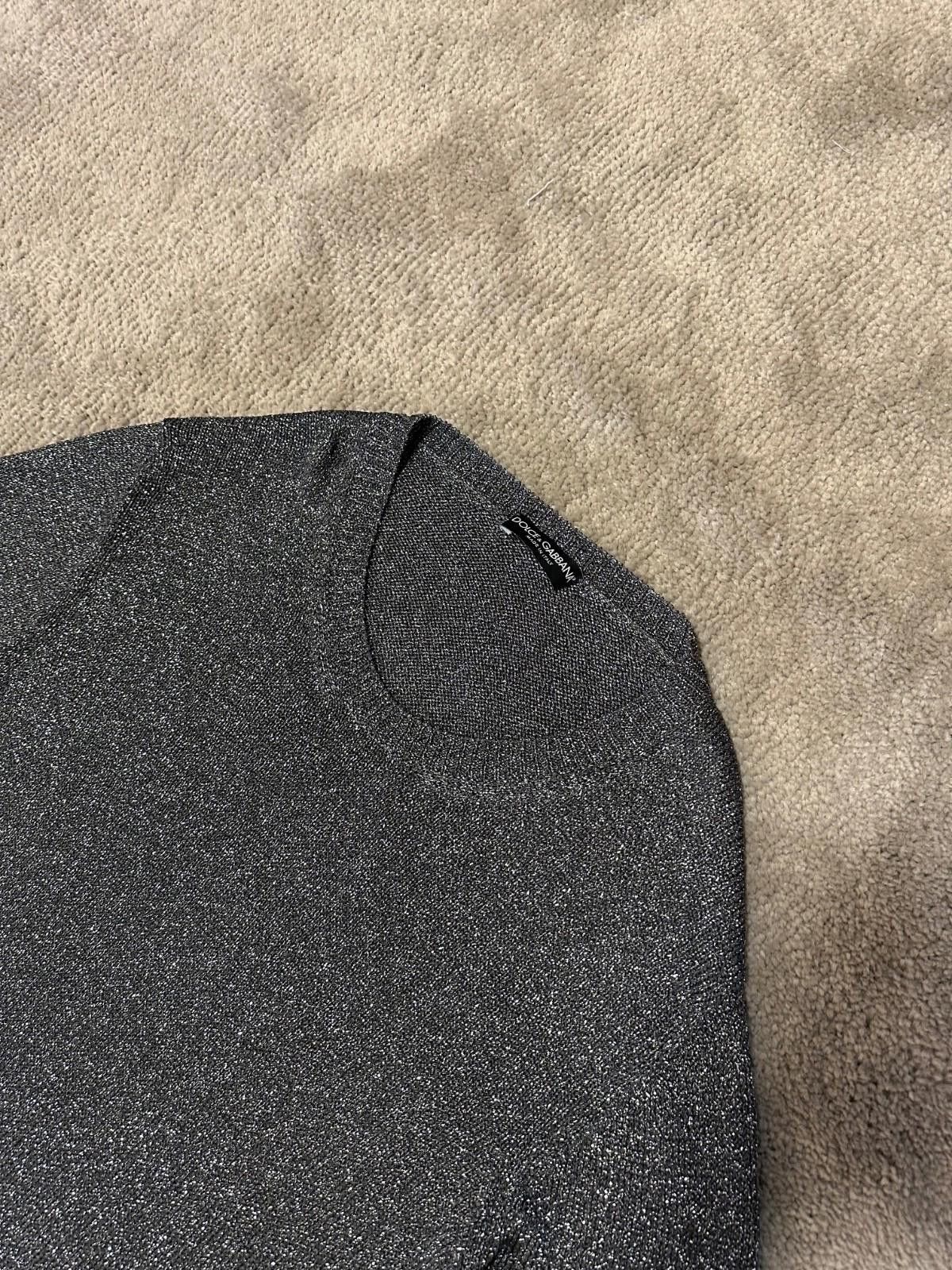 Dolce & Gabbana Dolce&Gabbana Mens Sweatshirt Gliter Gray Sz 54 Size US L / EU 52-54 / 3 - 5 Thumbnail