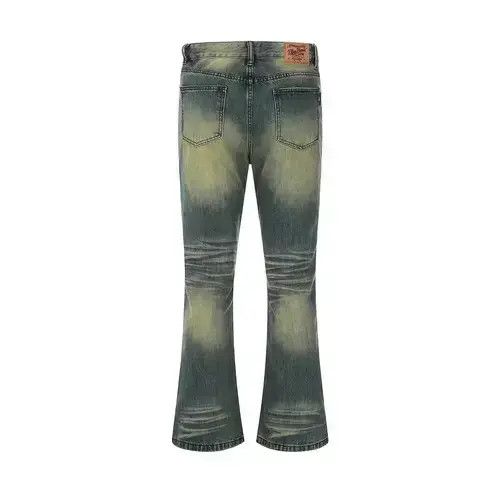 Jean distressed flared fade skate double knee jeans Size US 32 / EU 48 - 3 Thumbnail