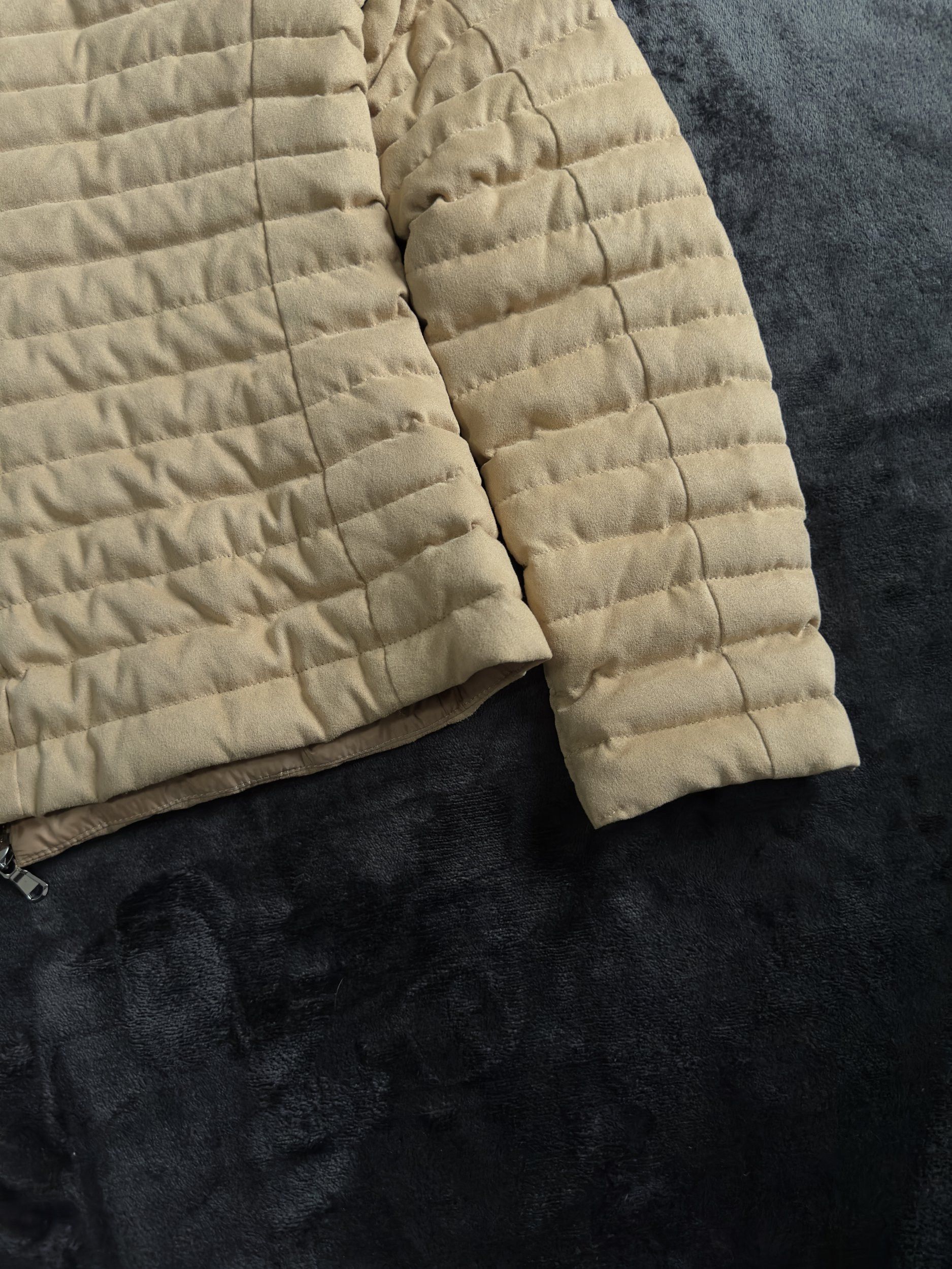 Peuterey Peuterey Quilted Down Suede Jacket Beige Size M / US 6-8 / IT 42-44 - 12 Thumbnail
