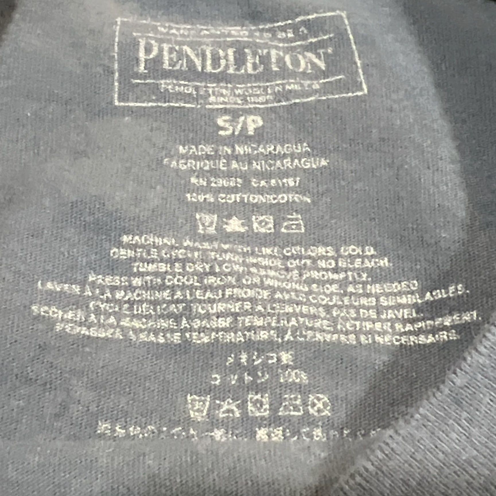 Pendleton Pendleton T Shirt Men Small Blue Logo 100% Cotton Size US S / EU 44-46 / 1 - 6 Thumbnail
