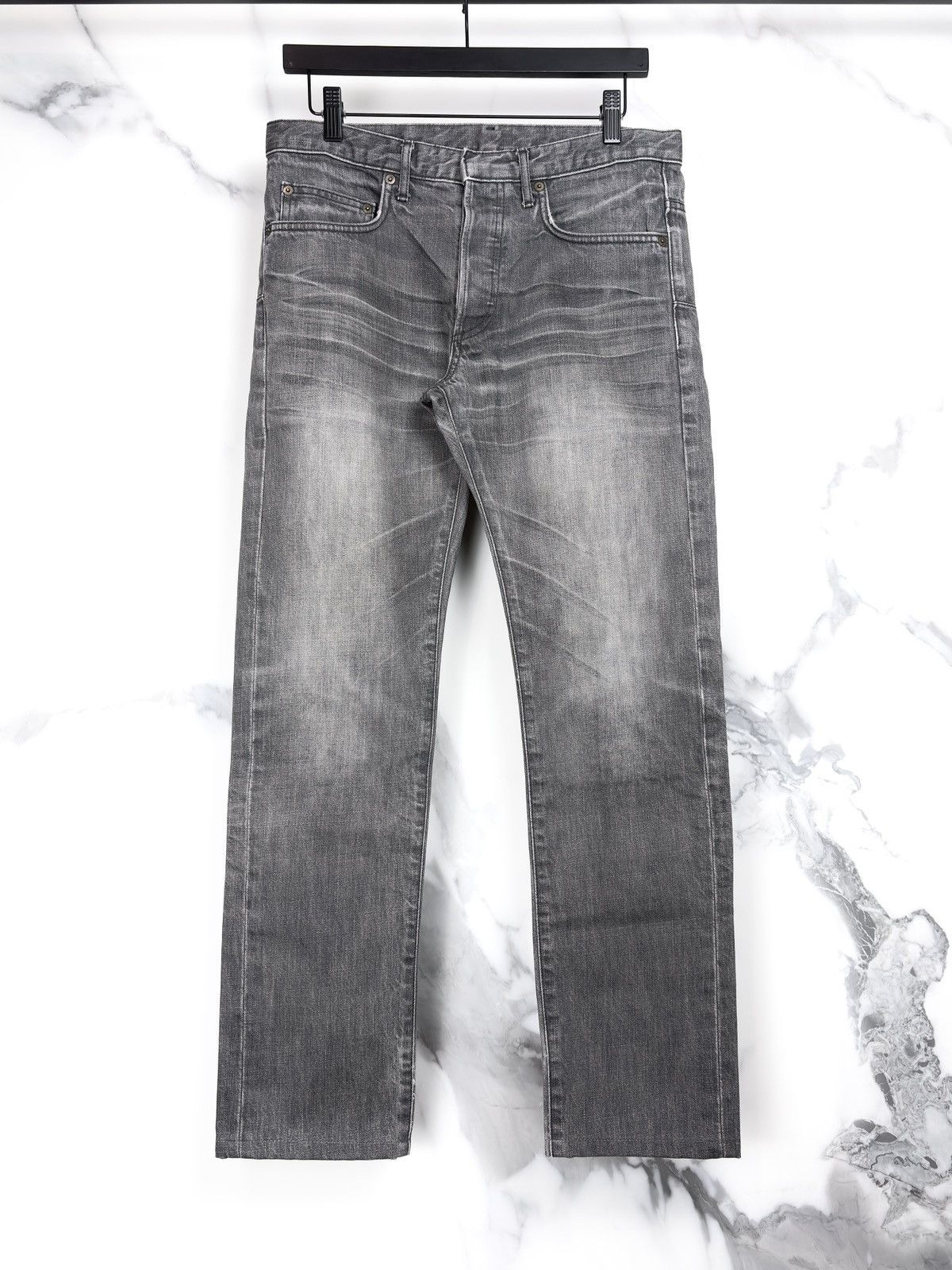 Dior Dior Homme ss07 graphite coated Denim | Grailed