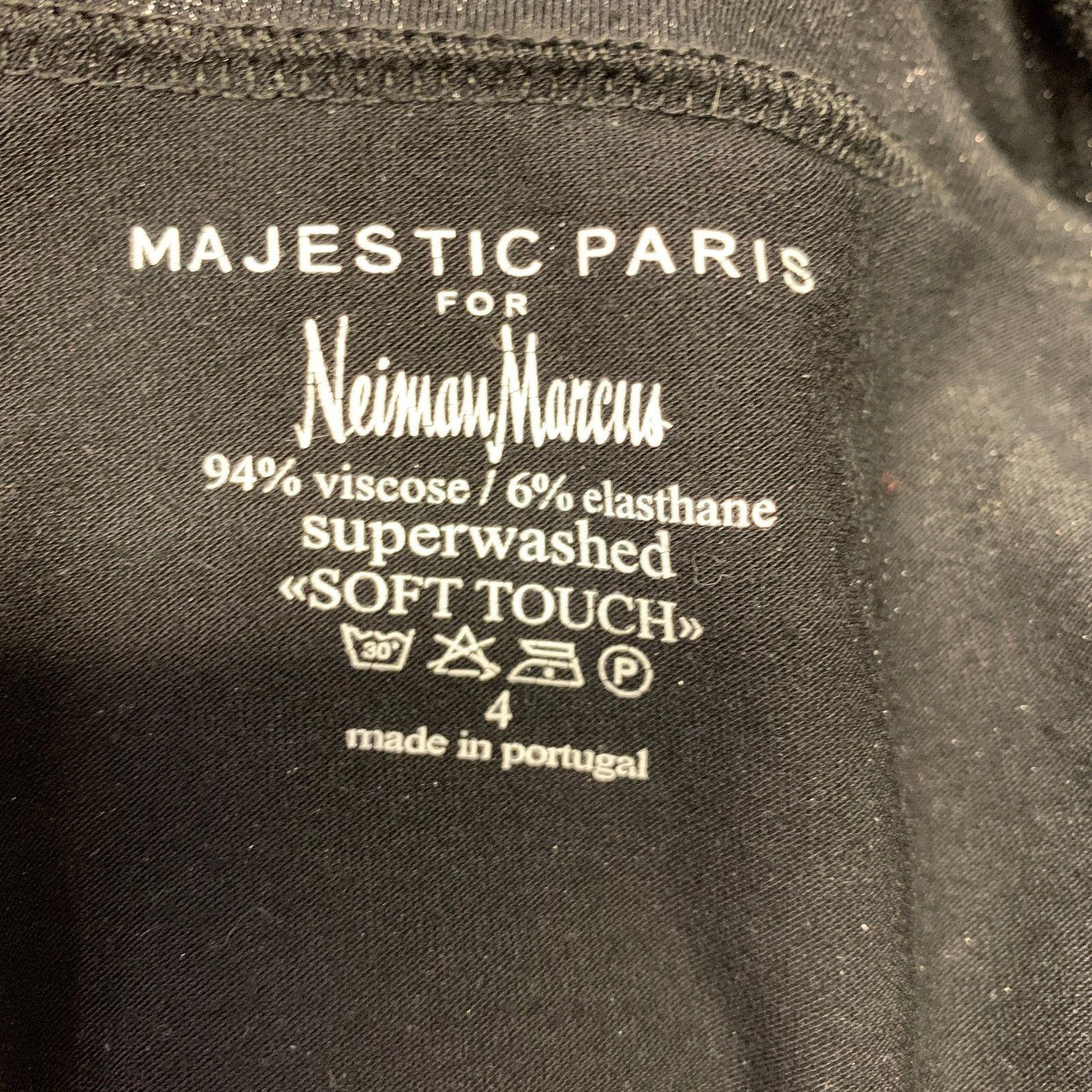 Majestic MAJESTIC Size 4 Glitter Turtleneck Pull Over Size S / US 4 / IT 40 - 4 Thumbnail