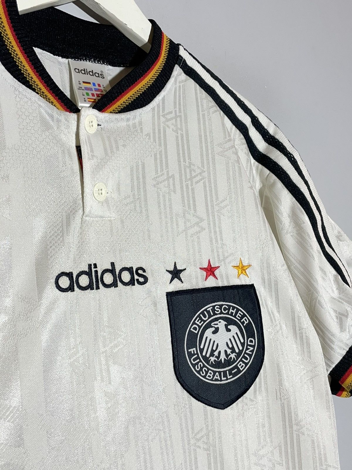 Adidas × Vintage National Team Germany Adidas 1996 Home Football Shirt Size US M / EU 48-50 / 2 - 4 Thumbnail