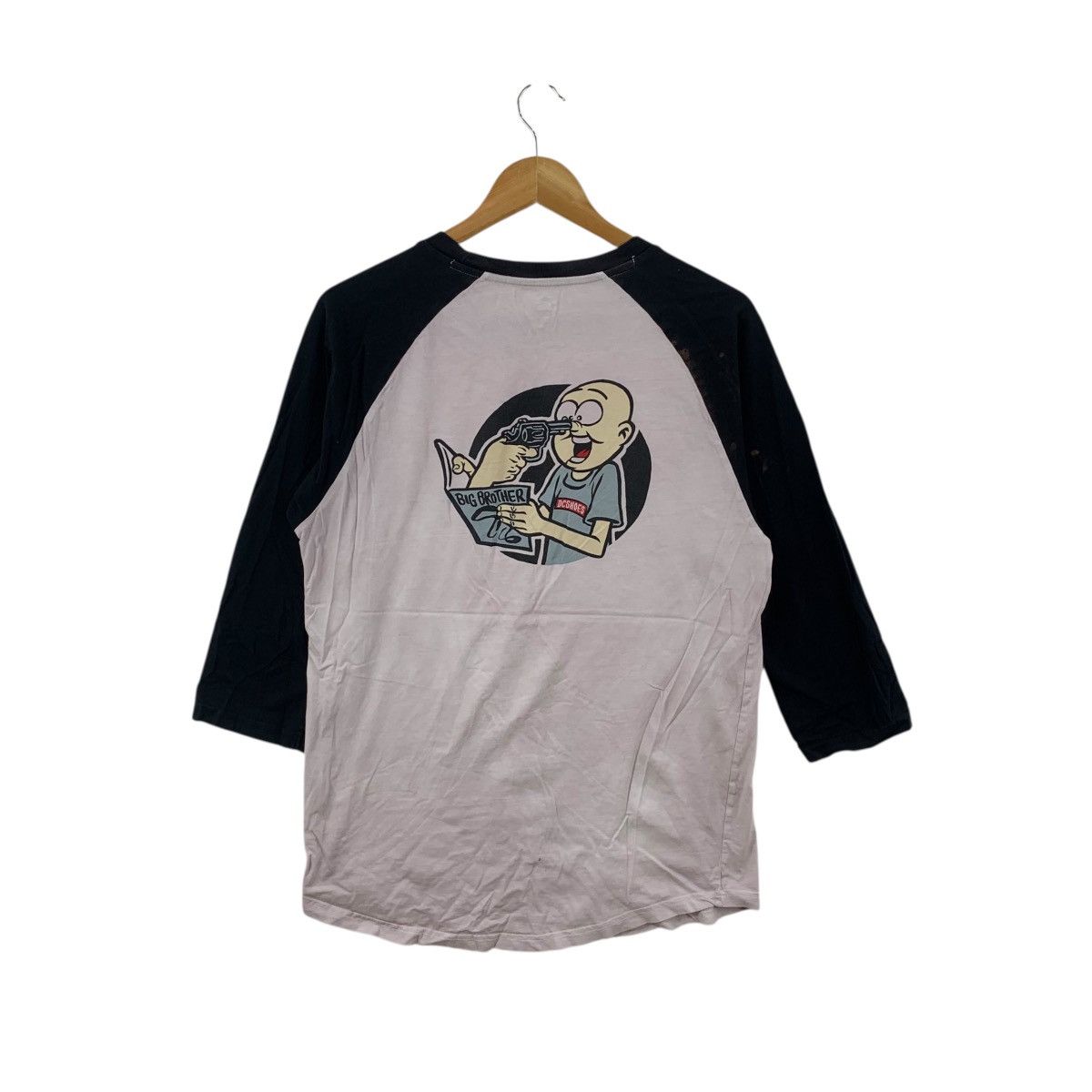 Vintage DC SHOES SKATEBOARD Big Brother Comics Raglan Tee Shirt Top Size US M / EU 48-50 / 2 - 1 Thumbnail