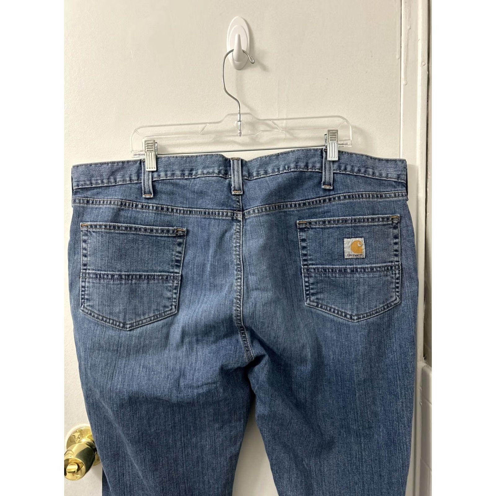 Carhartt Carhartt Jeans Mens 42x30 Blue Rugged Flex Relaxed Fit 5 Pockets YKK BD2804-M Regular Jeans Mens Blue Size US 42 / EU 58 - 7 Thumbnail