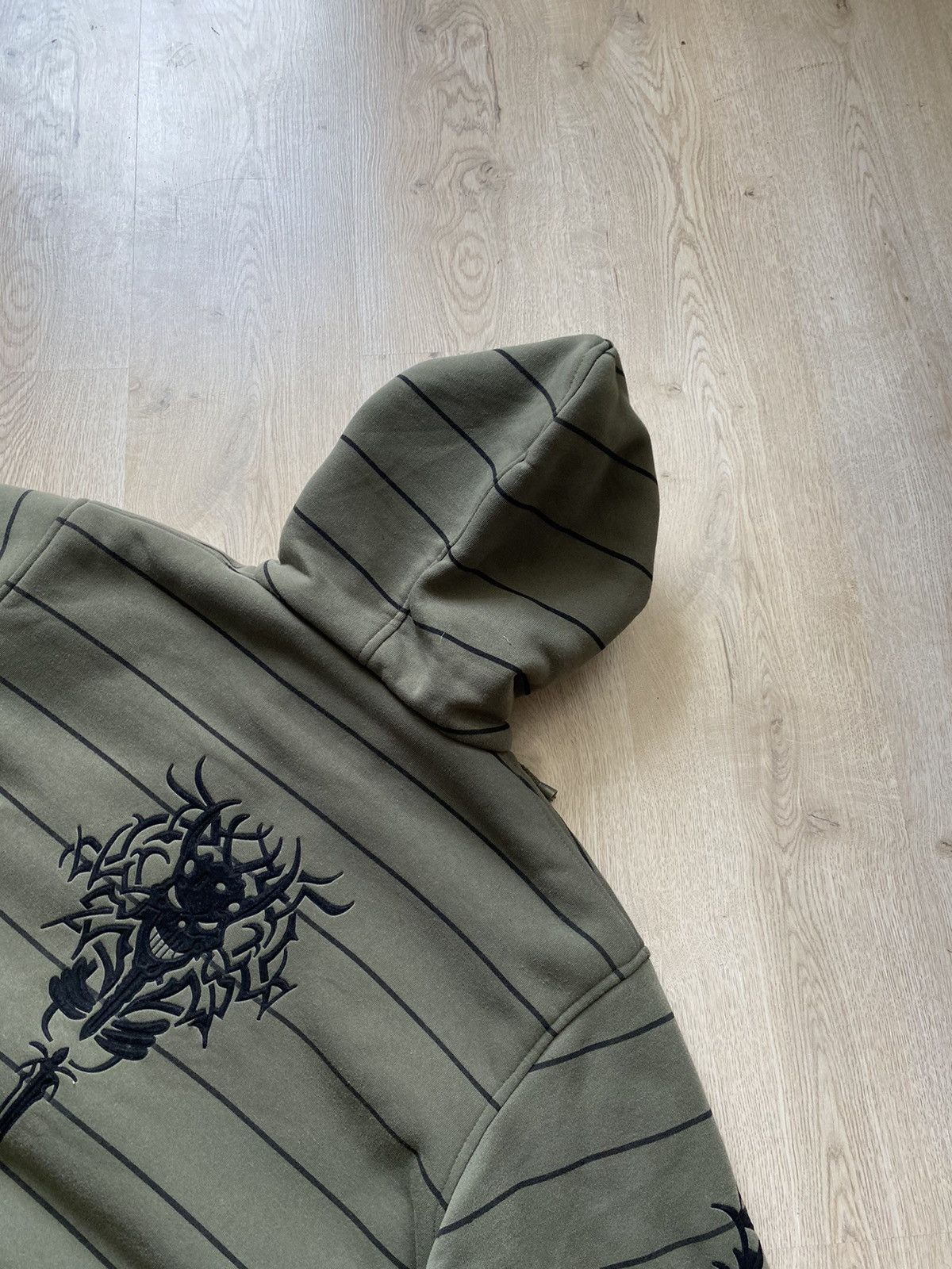 Hysteric Glamour × If Six Was Nine × Le Grande Bleu (L.G.B.) Vintage Tribal Zip Hoodie Mohair Japanese Cropped Boxy Hype Size US L / EU 52-54 / 3 - 4 Thumbnail