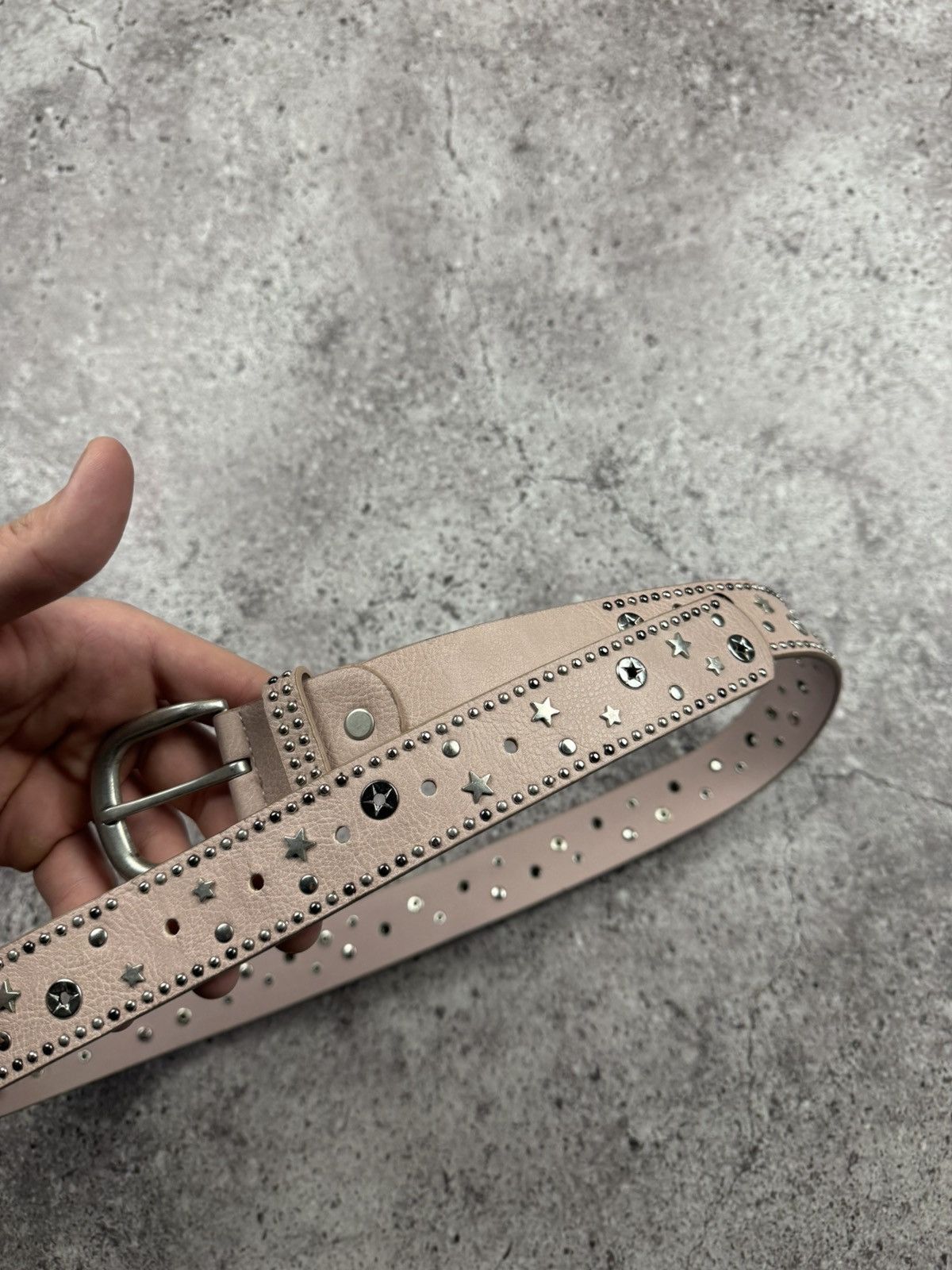 Japanese Brand 00’s NUMBER NINE STYLE GLAMOUR STAR RARE Y2K BELT VINTAGE Size ONE SIZE - 8 Thumbnail