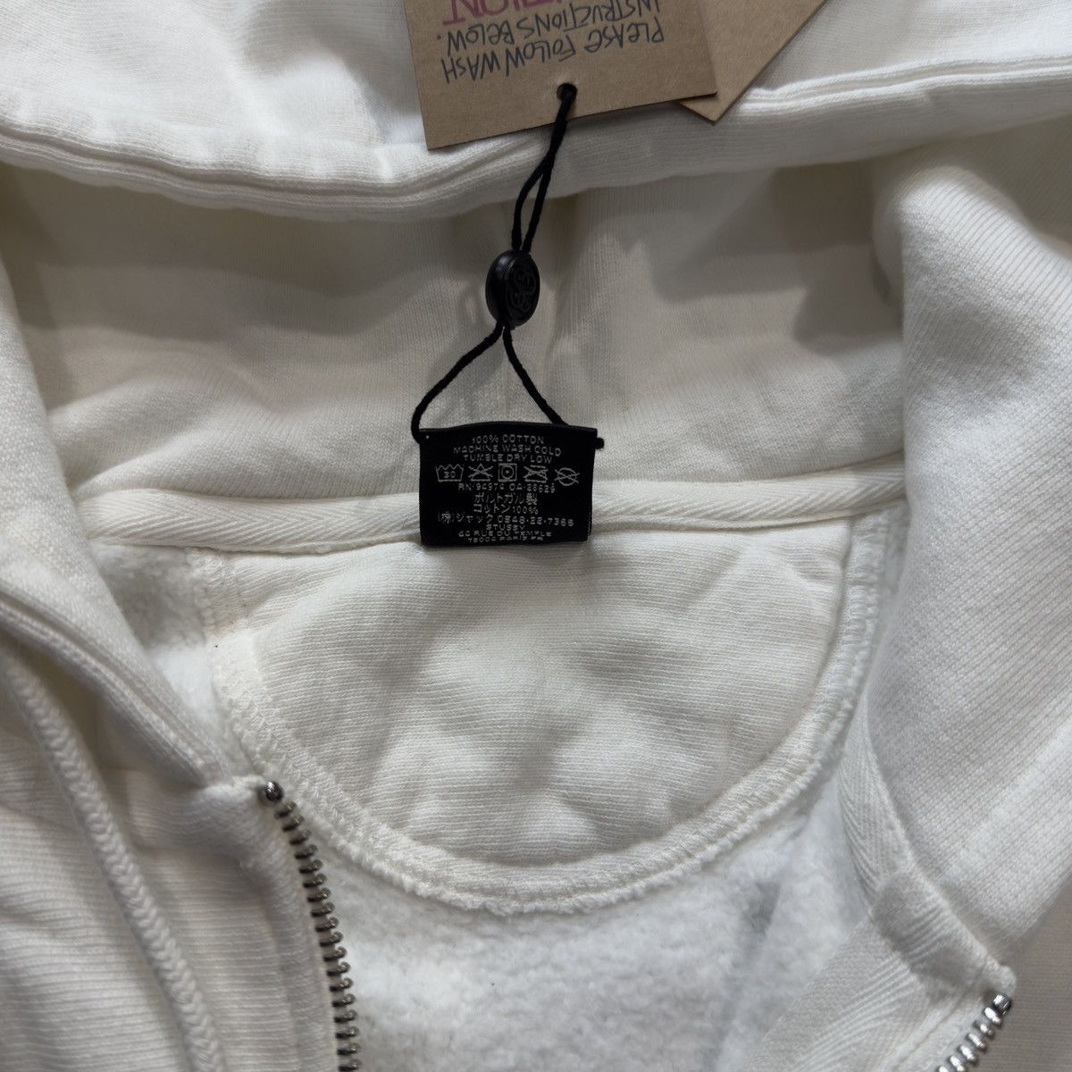 Stussy Stussy White Dice Zip Up Hoodie Size US XXL / EU 58 / 5 - 4 Thumbnail