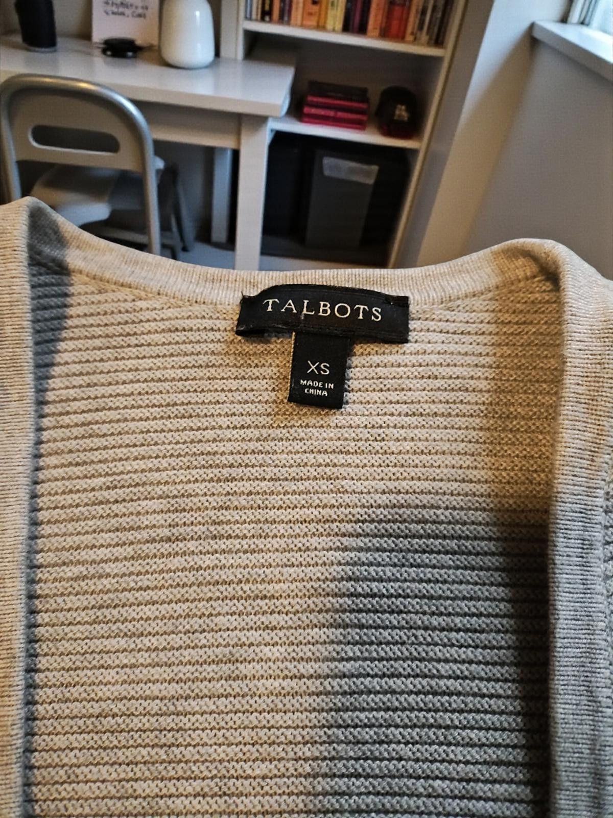 Other Talbots Gray Sweater Jacket Size XS Size XS / US 0-2 / IT 36-38 - 6 Thumbnail