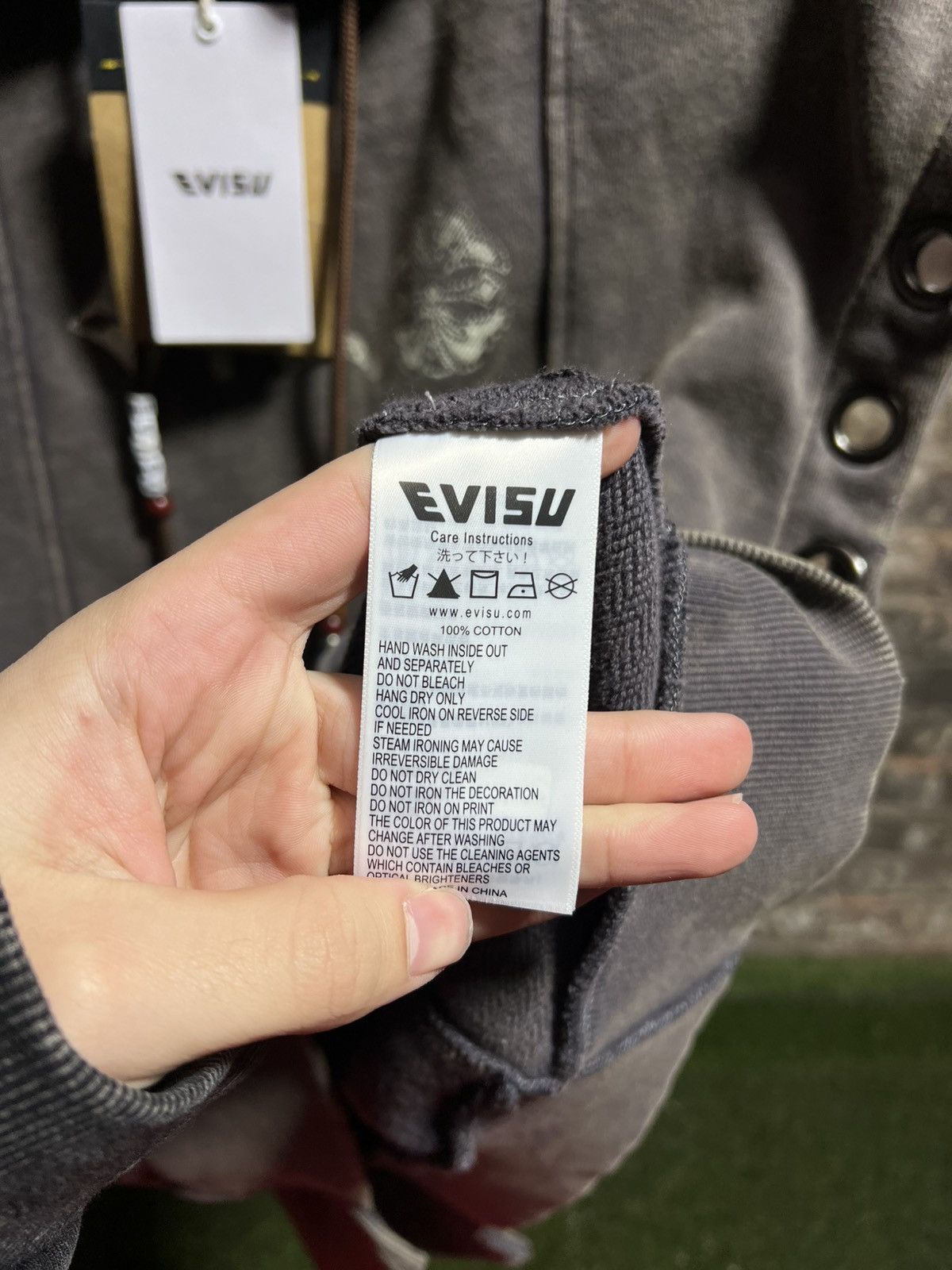 Evisu Evisu Deconstructed Hoodie Sz. S Size US S / EU 44-46 / 1 - 5 Thumbnail