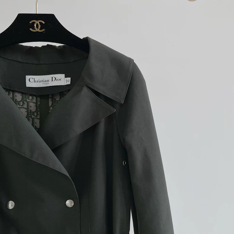 Dior Dior Army green coat Size XS / US 0-2 / IT 36-38 - 3 Thumbnail