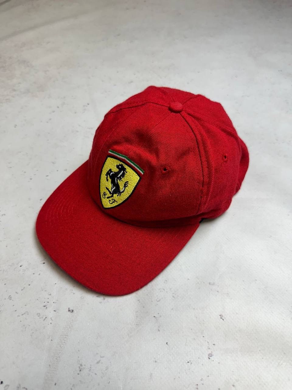 Vintage Vintage Ferarri F-1 Racing Cap Y2K Os Size ONE SIZE - 2 Thumbnail