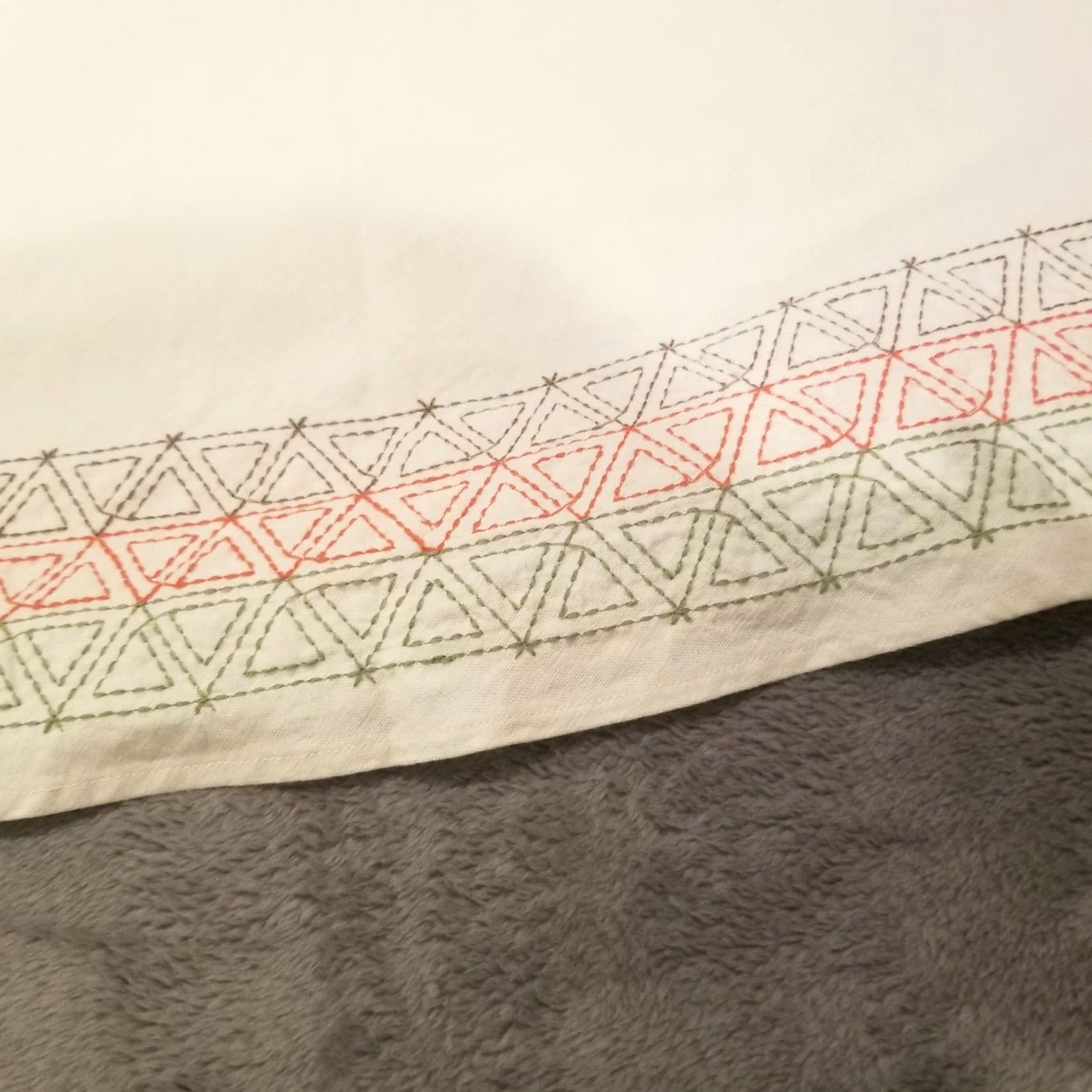 Vintage TravelSmith Skirt Womens 10 White Swing Line Size Embroidered Hem Linen Blend Size 32" / US 10 / IT 46 - 4 Thumbnail