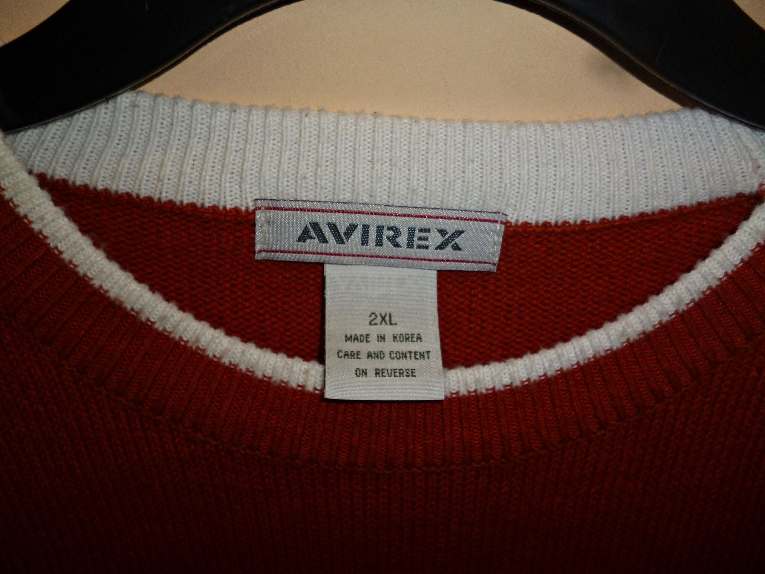Avirex AVIREX sweater, vintage sweatshirt, 90s hip hop jacket XXL Size US XXL / EU 58 / 5 - 4 Thumbnail