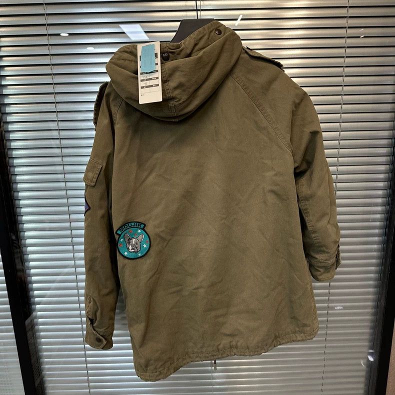 Saint Laurent Paris Saint Laurent Paris Green Hooded Jacket 2505-Nextarrow Size XS / US 0-2 / IT 36-38 - 2 Thumbnail